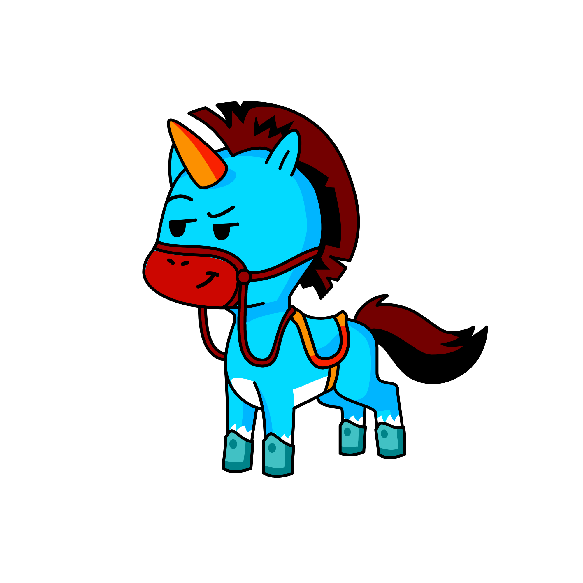 Blippi, the unicorn