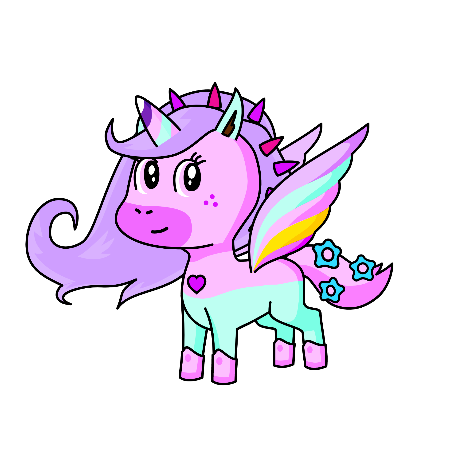 j, the unicorn
