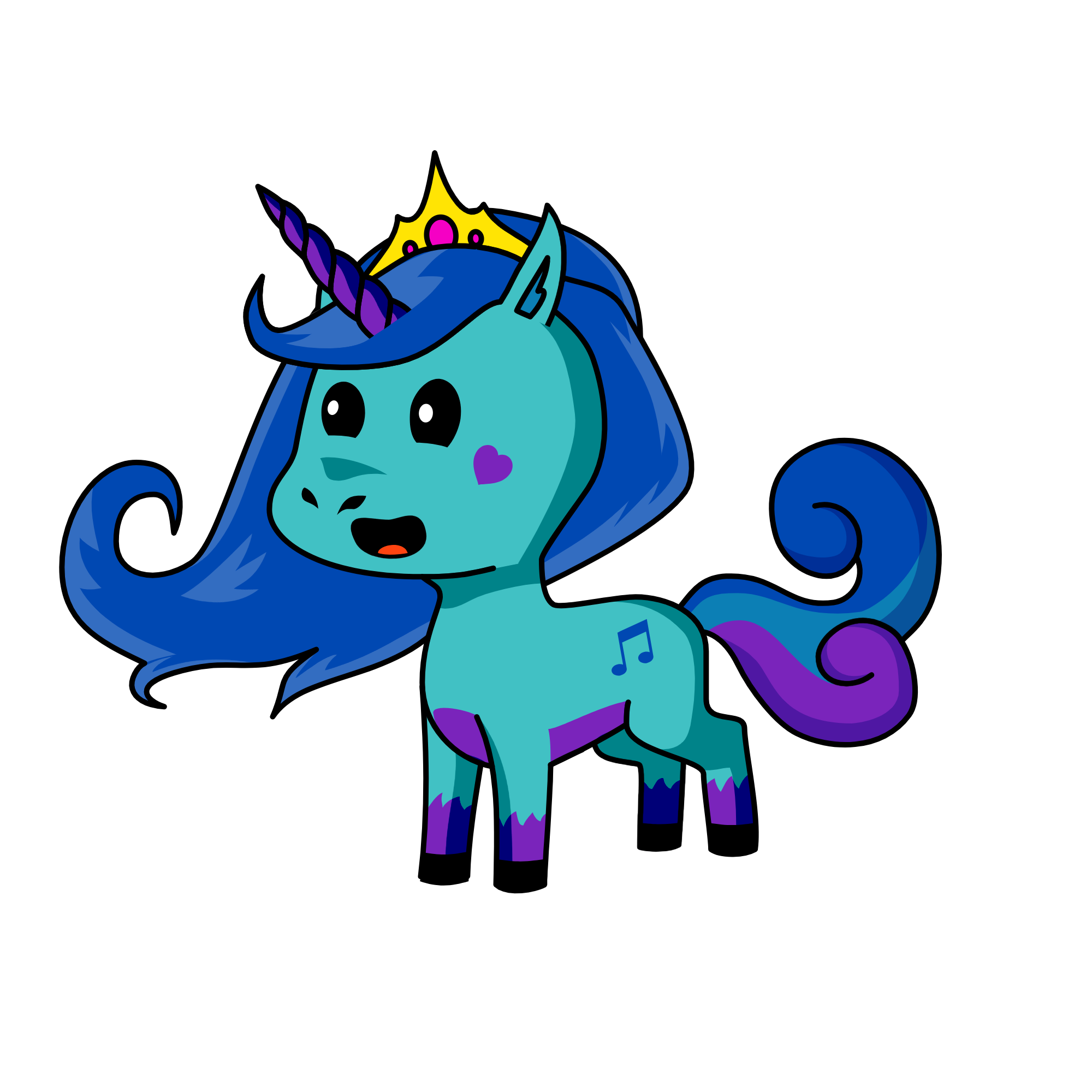 Stardust, the unicorn