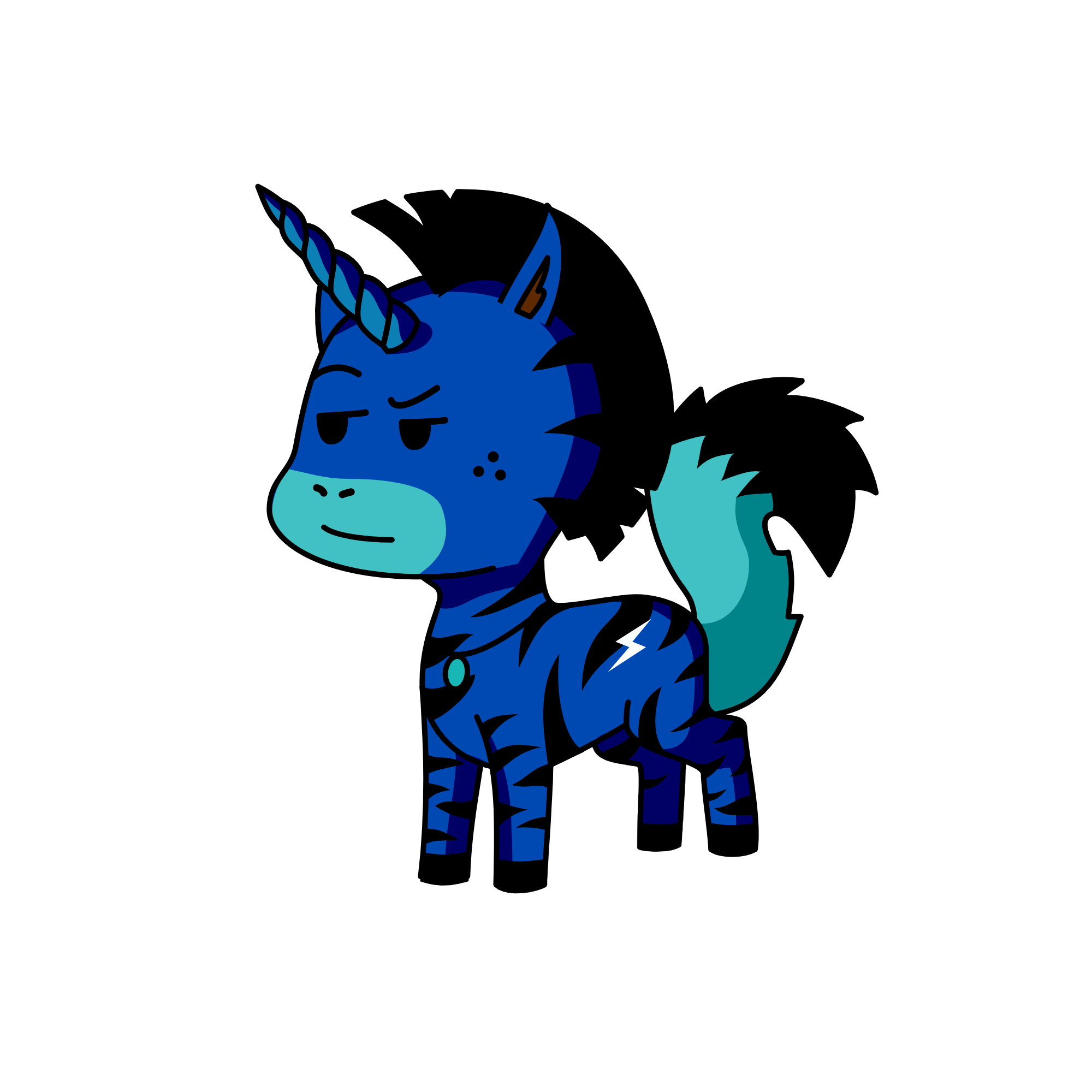 Cool dude, yo. 😎, the unicorn