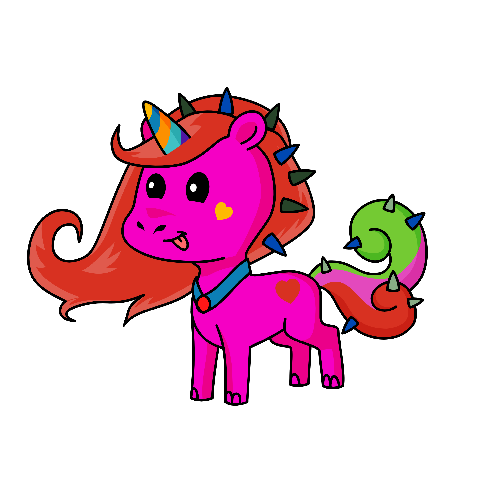 Sparkles , the unicorn