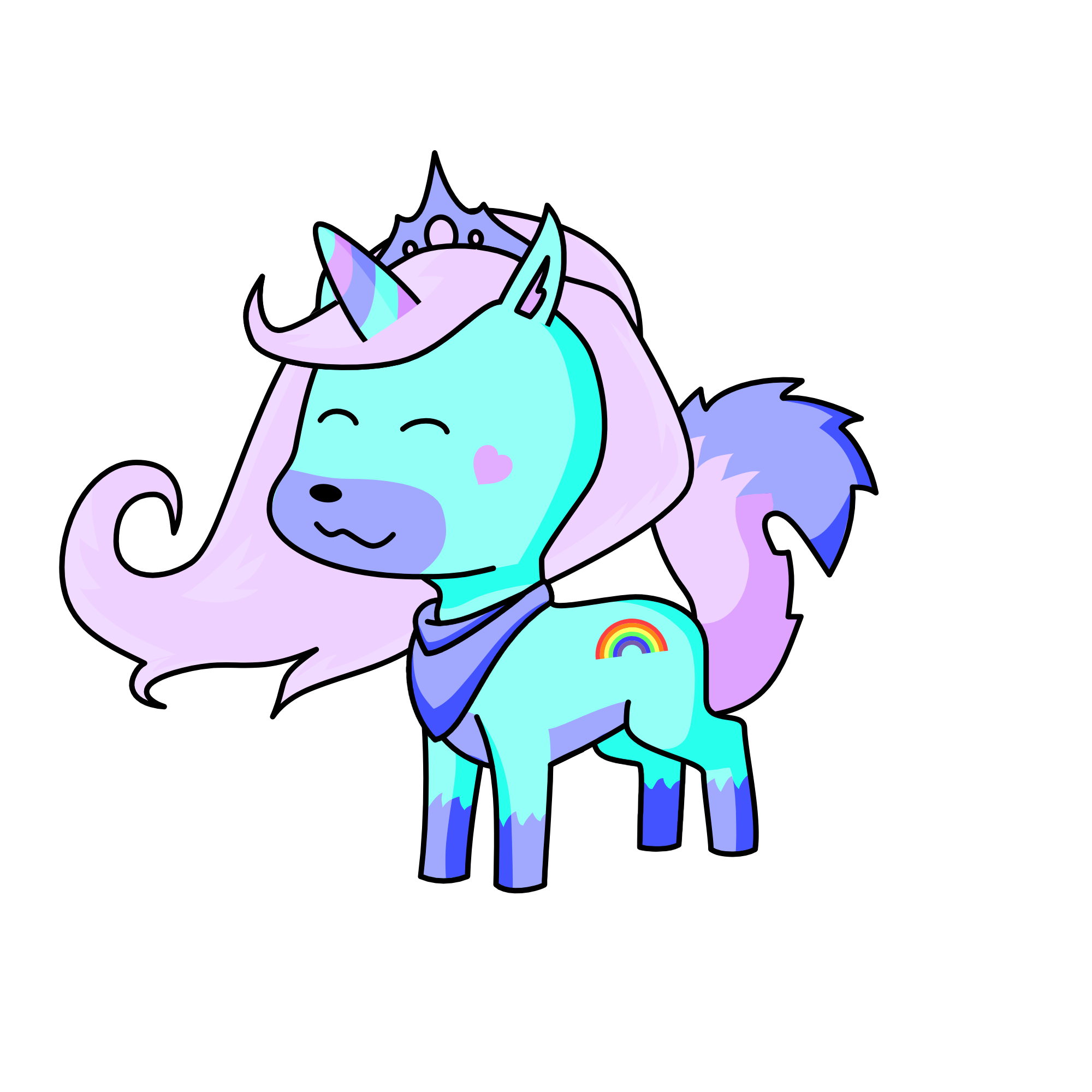 candey, the unicorn