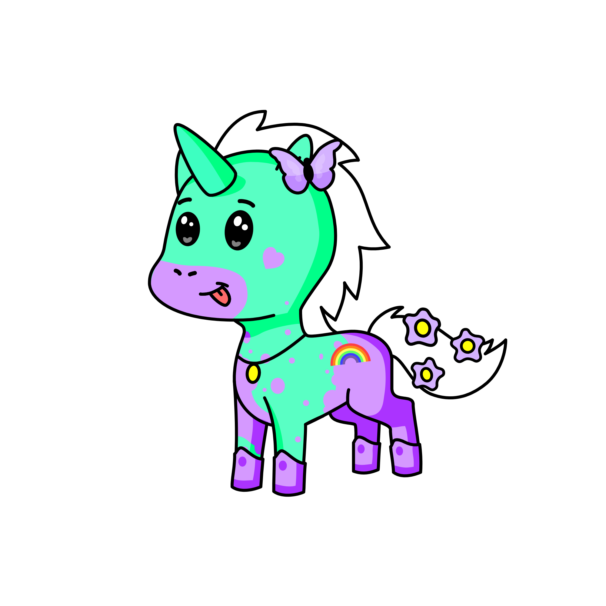 Rainbow 🌈 , the unicorn