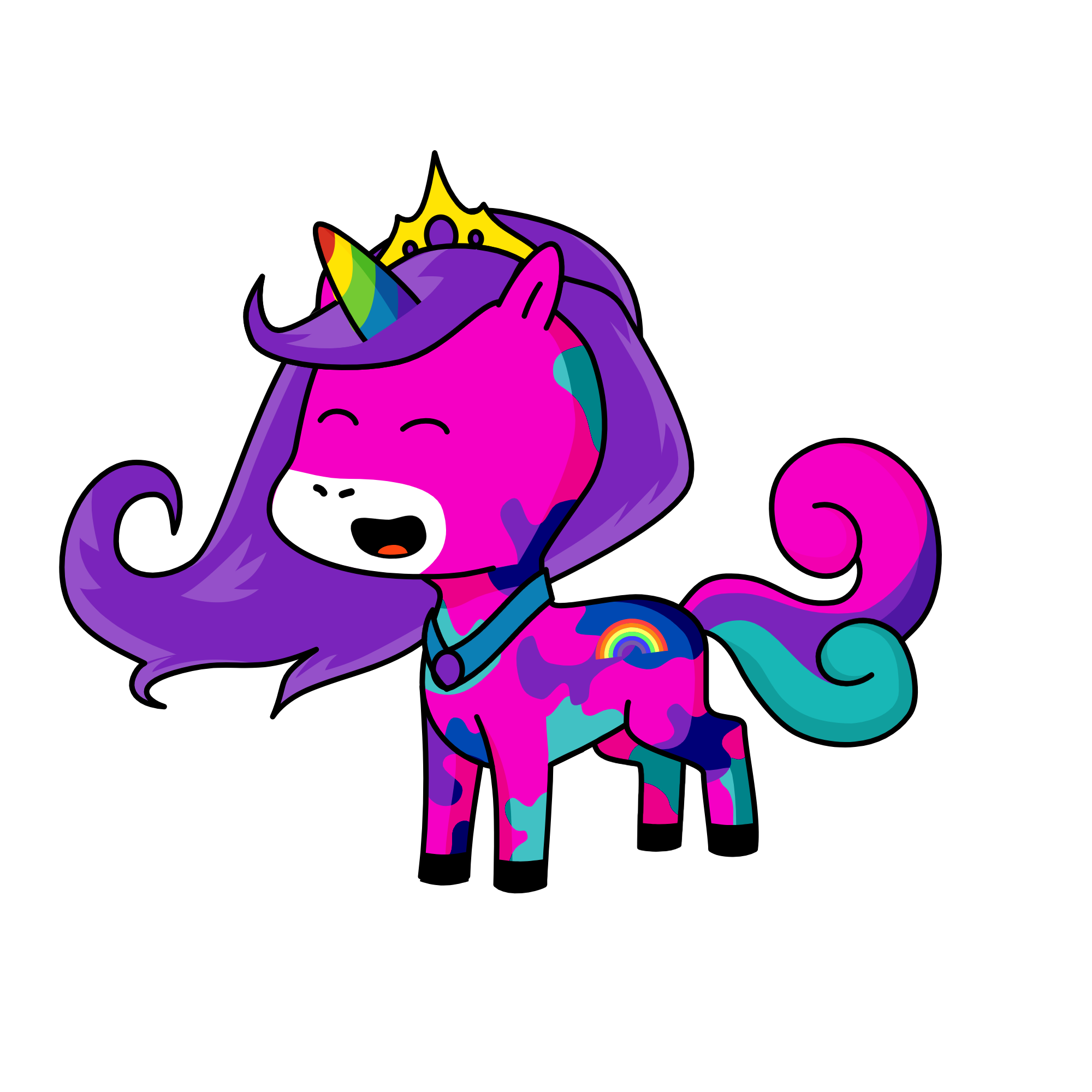 Rainbow-corn!!!!!!!!!, the unicorn