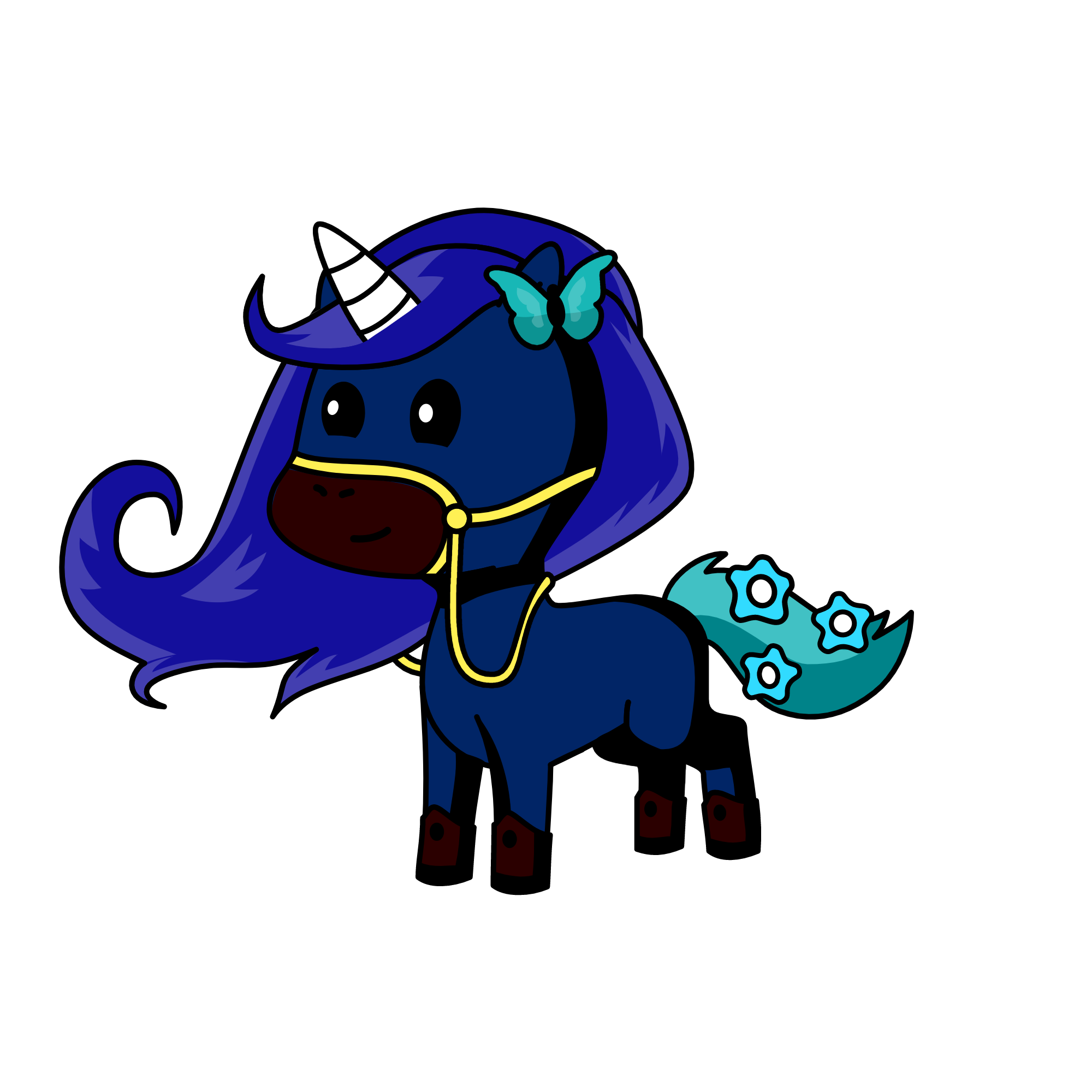 Moonlight, the unicorn