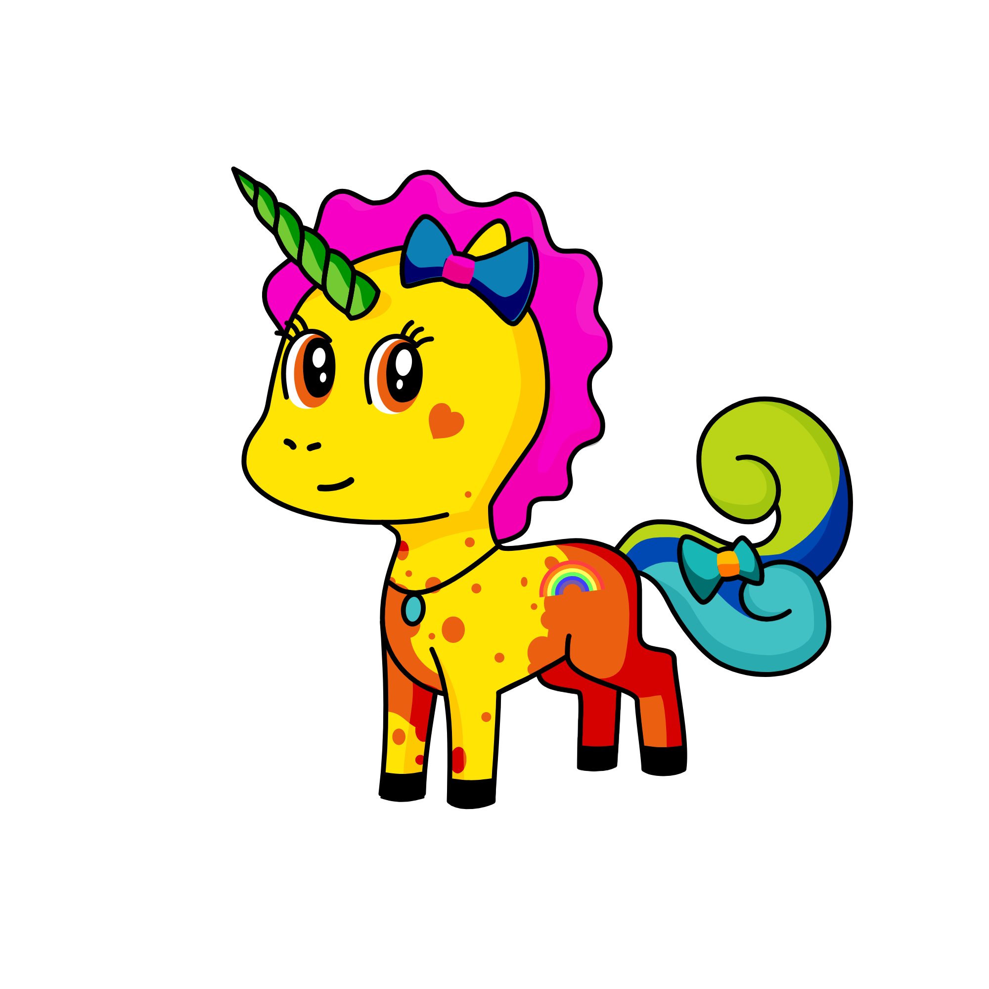 cake, the unicorn