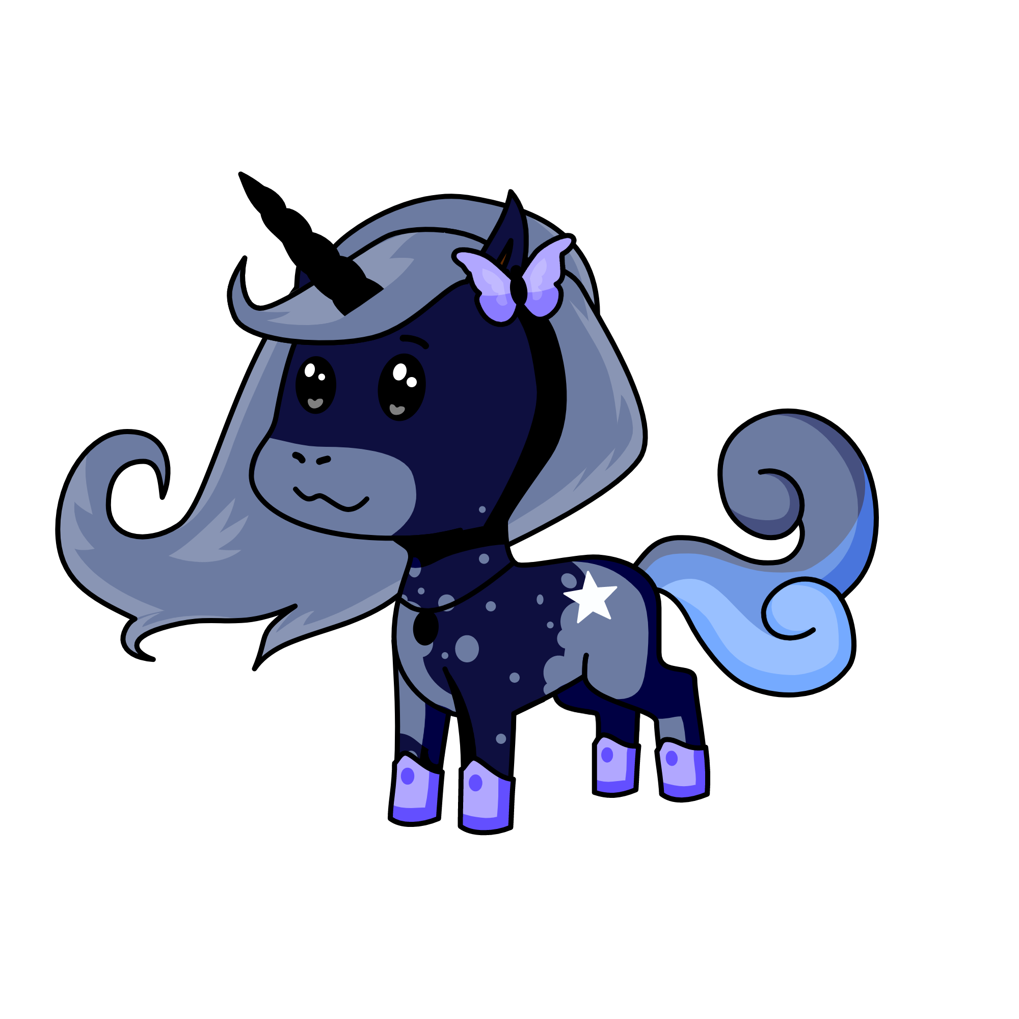 Midnight, the unicorn