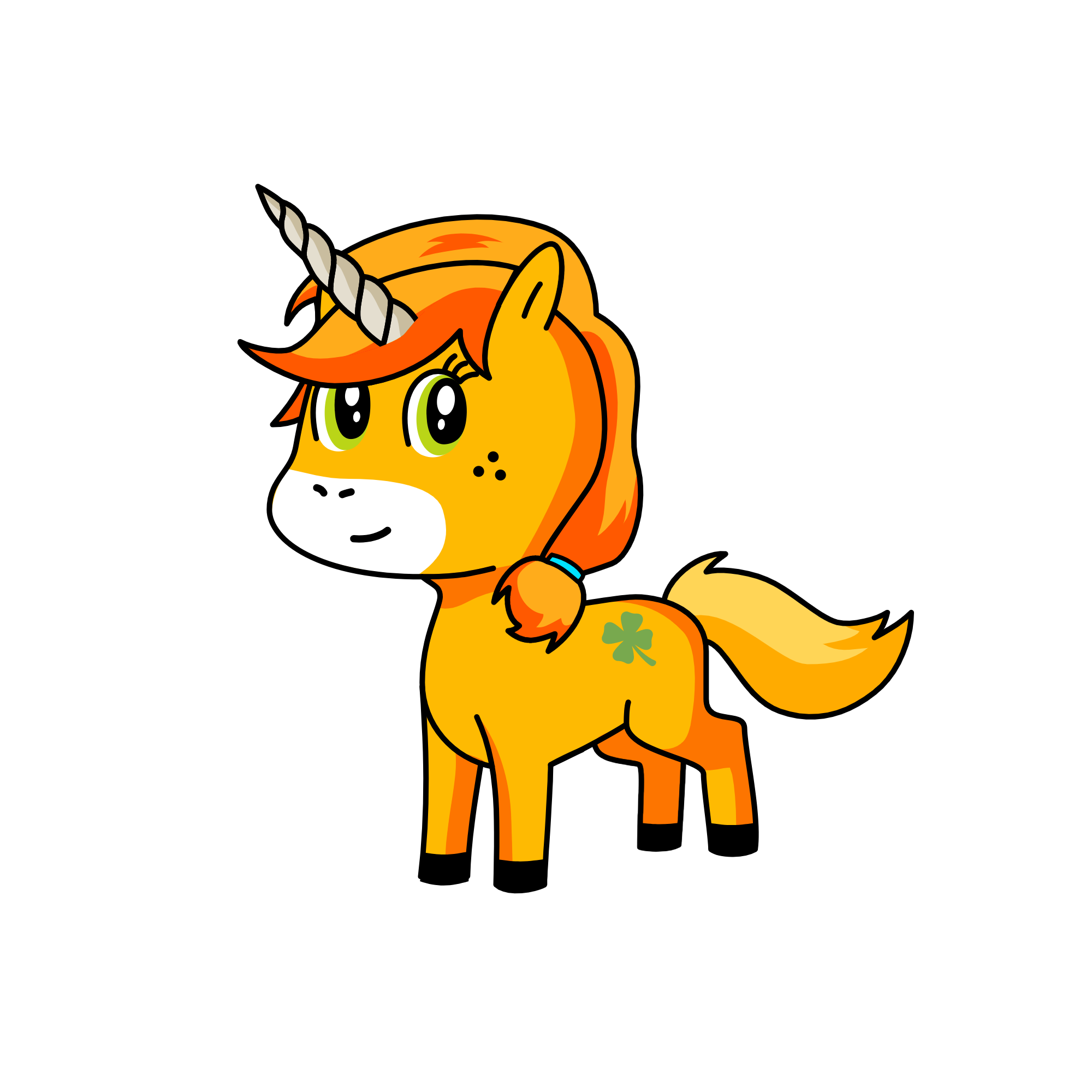 APPLE JACK, the unicorn