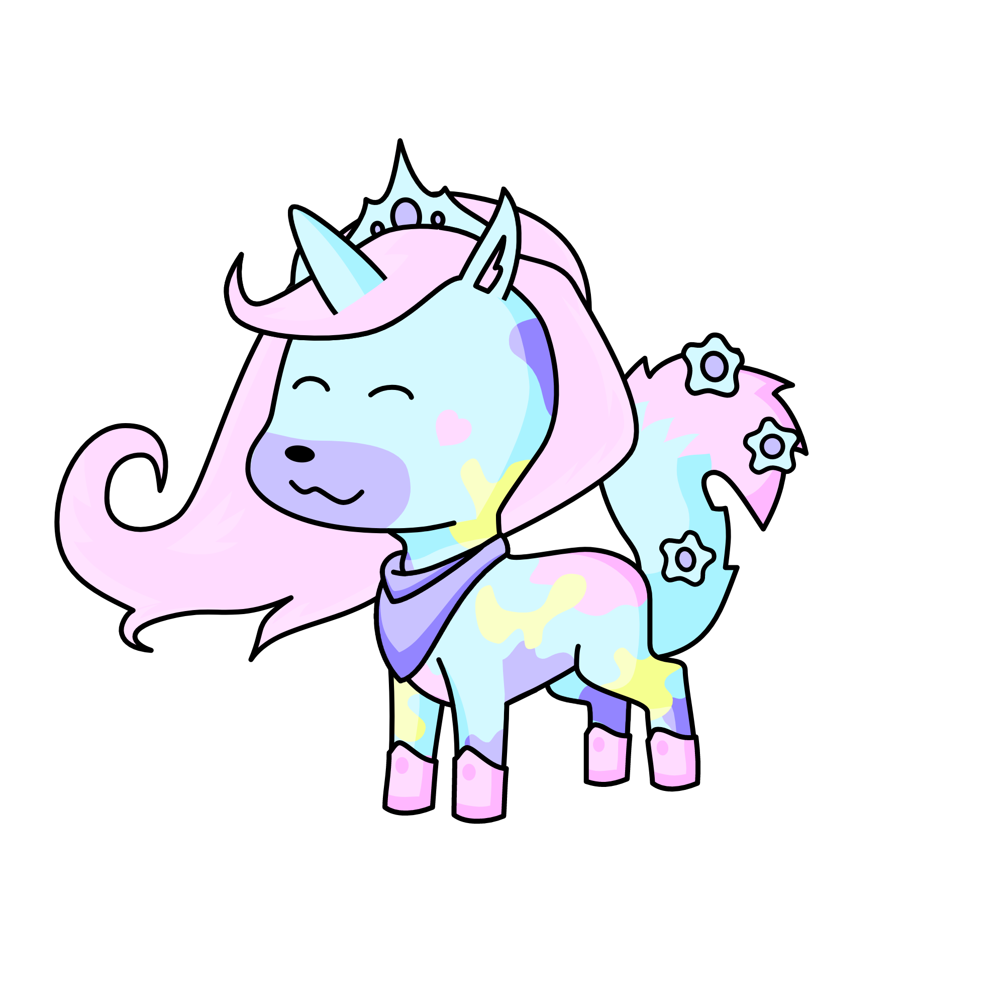 angeline and rachel, the unicorn