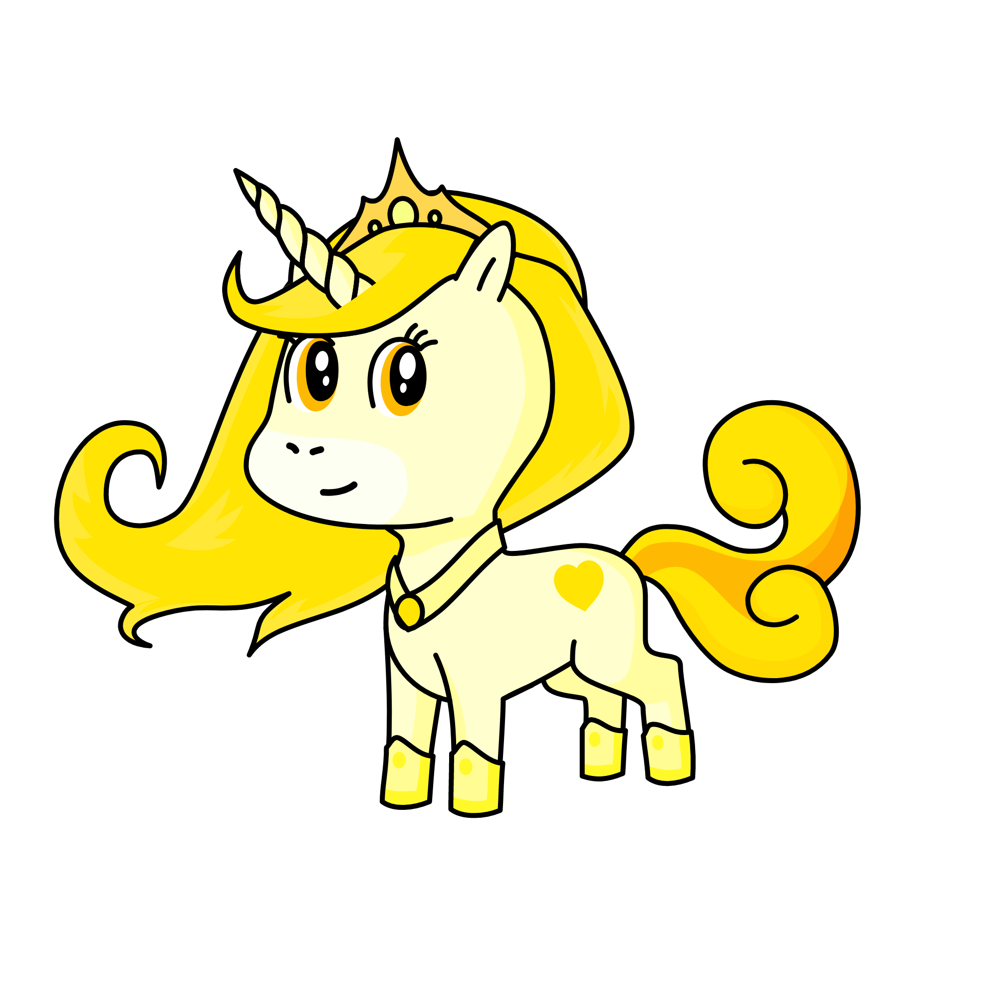 Queen Sunshine, the unicorn
