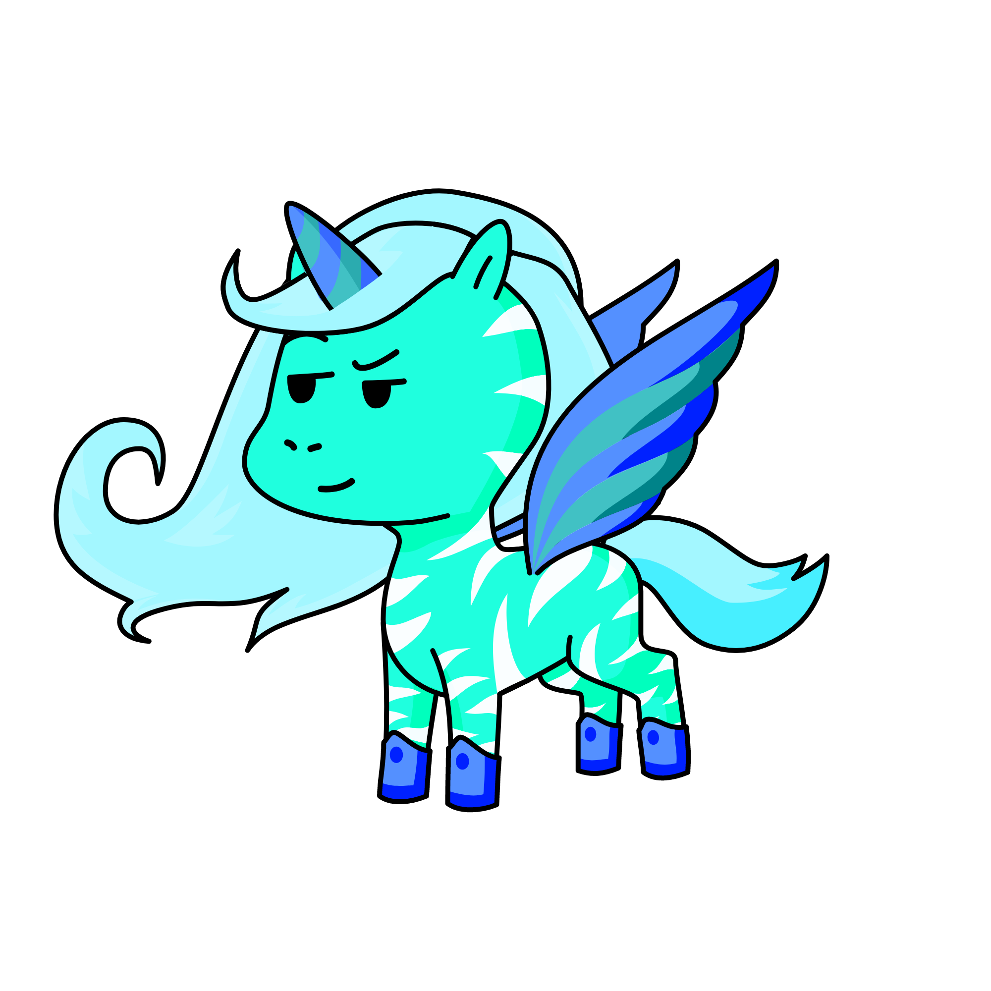 Claril, the unicorn