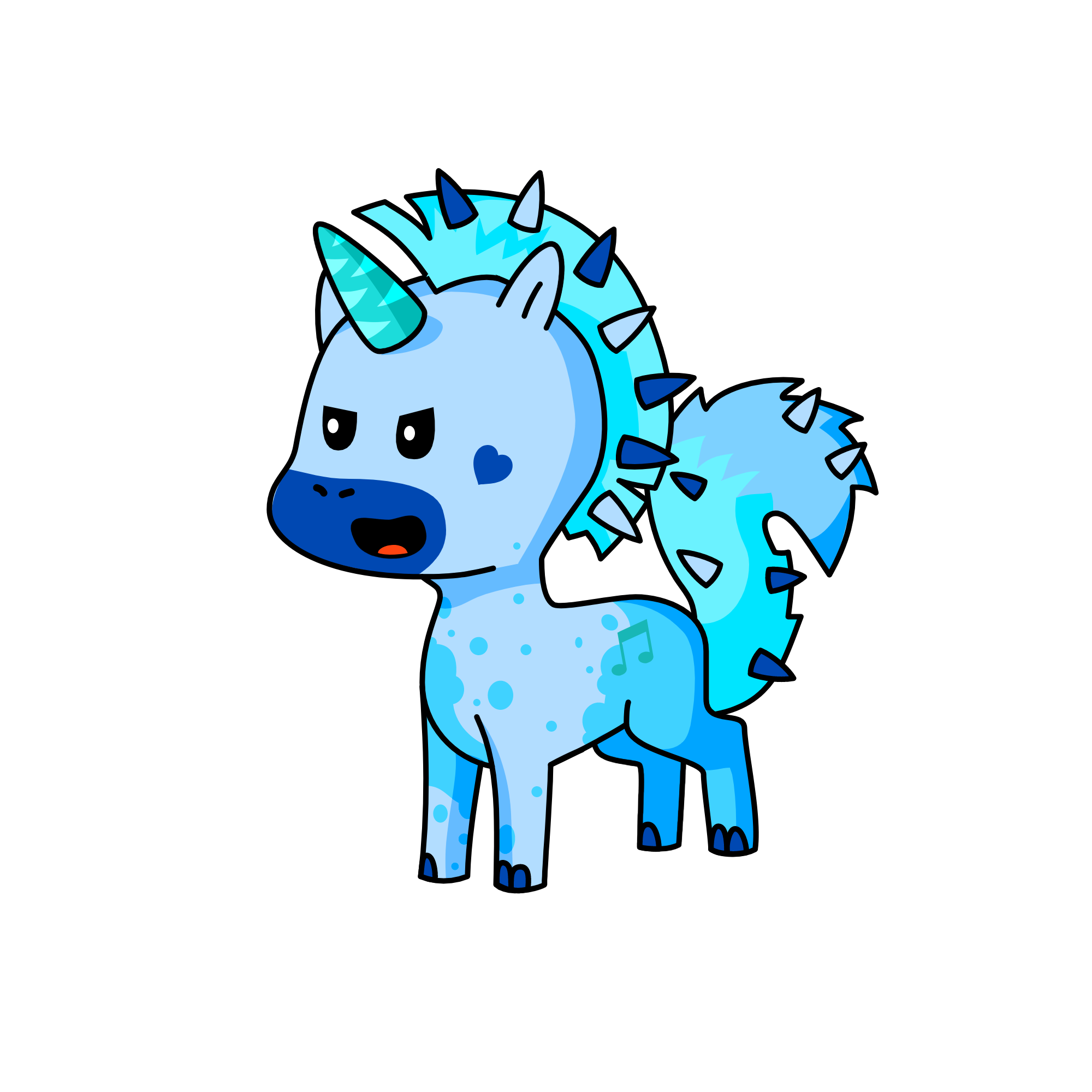 Punk, the unicorn