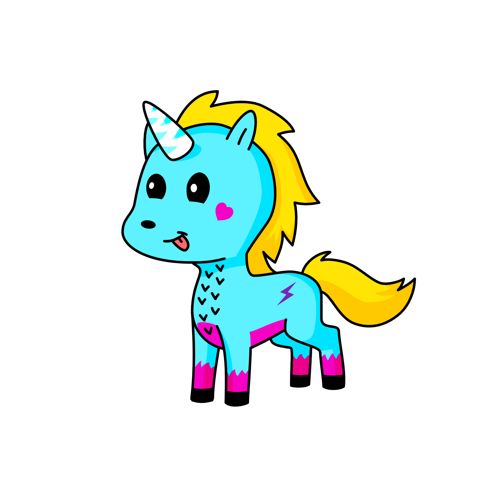 Nin, the unicorn