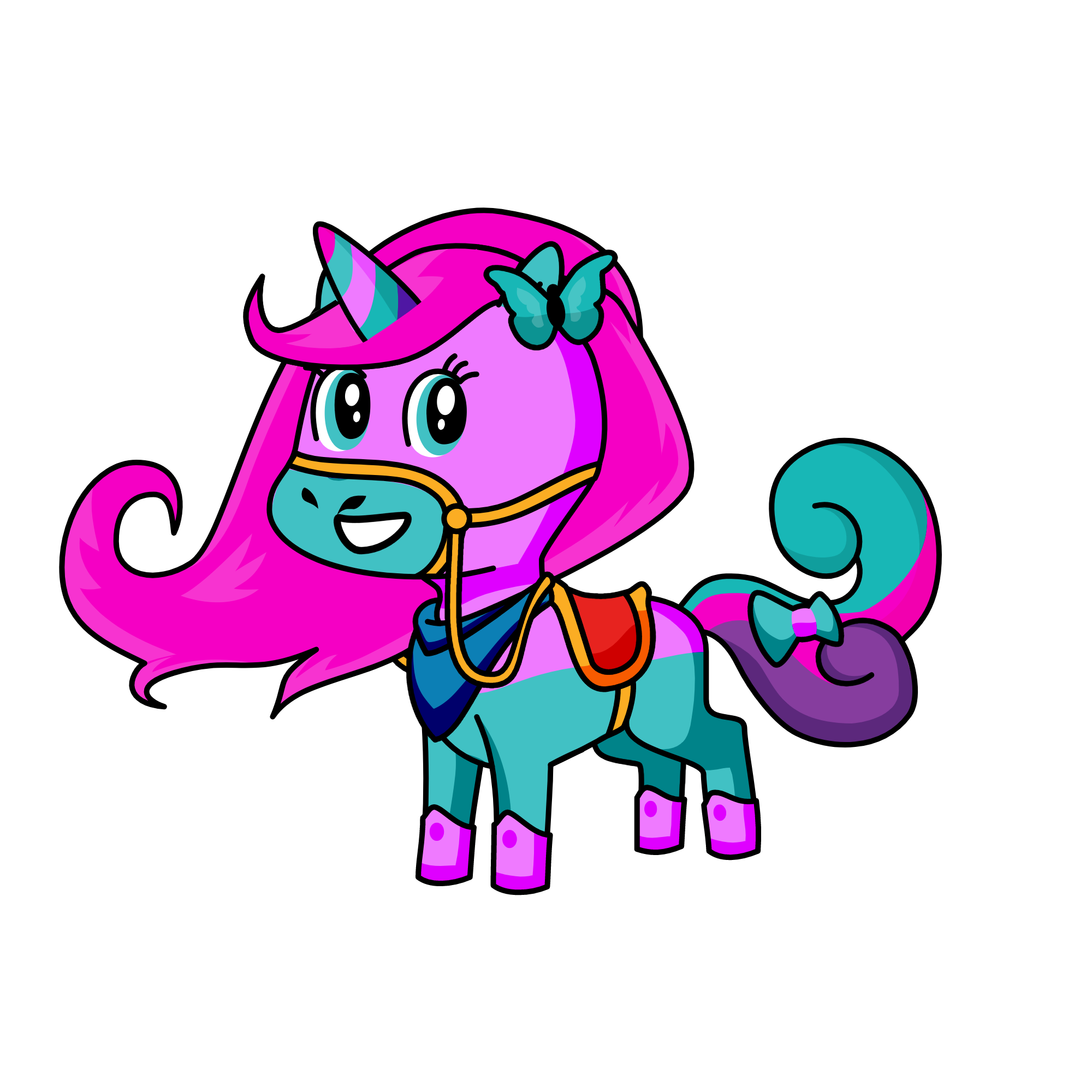 Diamond Rose Heart, the unicorn