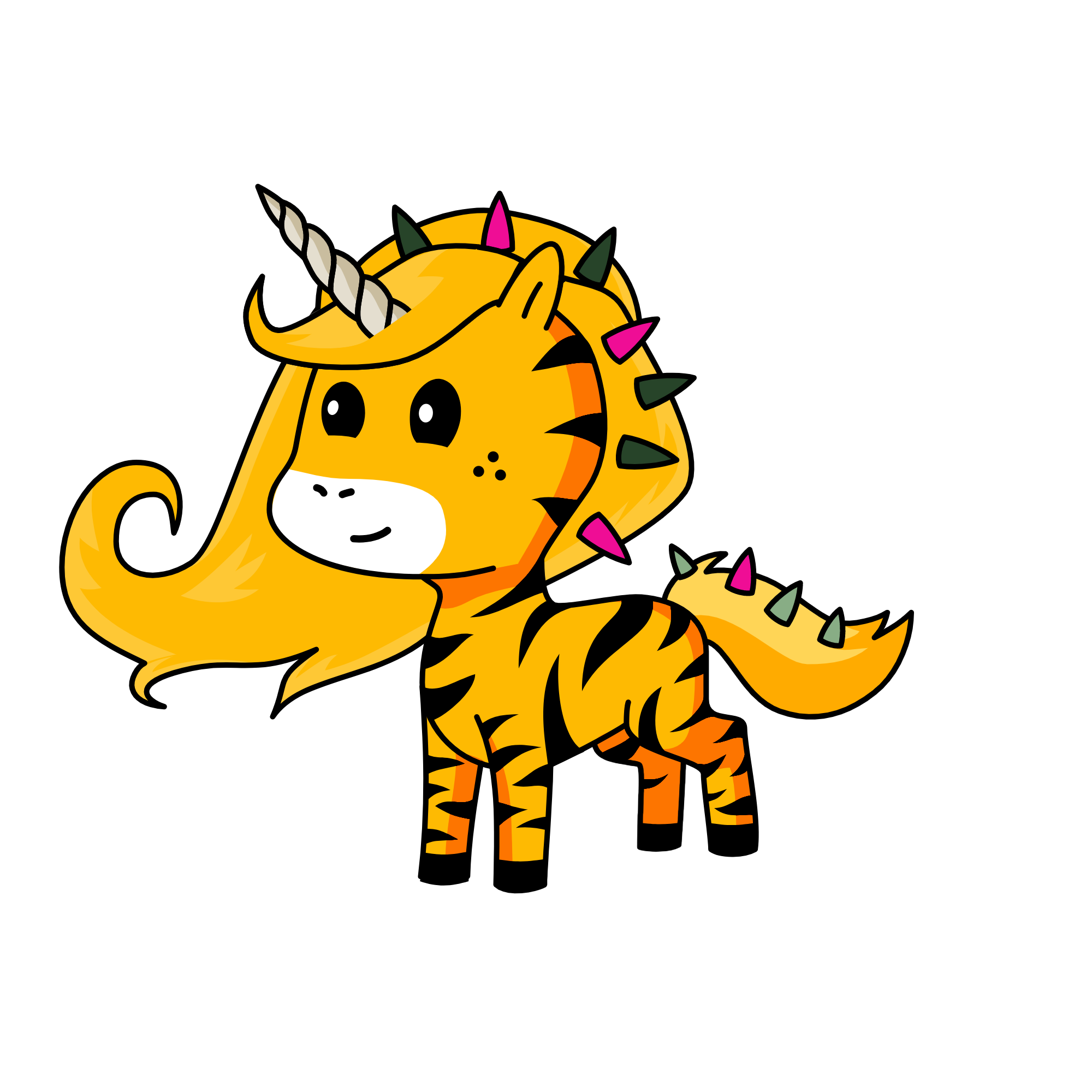 Tiger, the unicorn