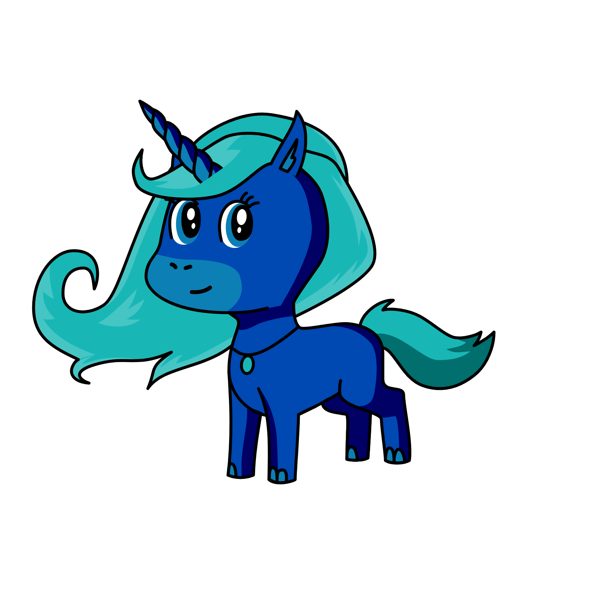 blueicorn, the unicorn