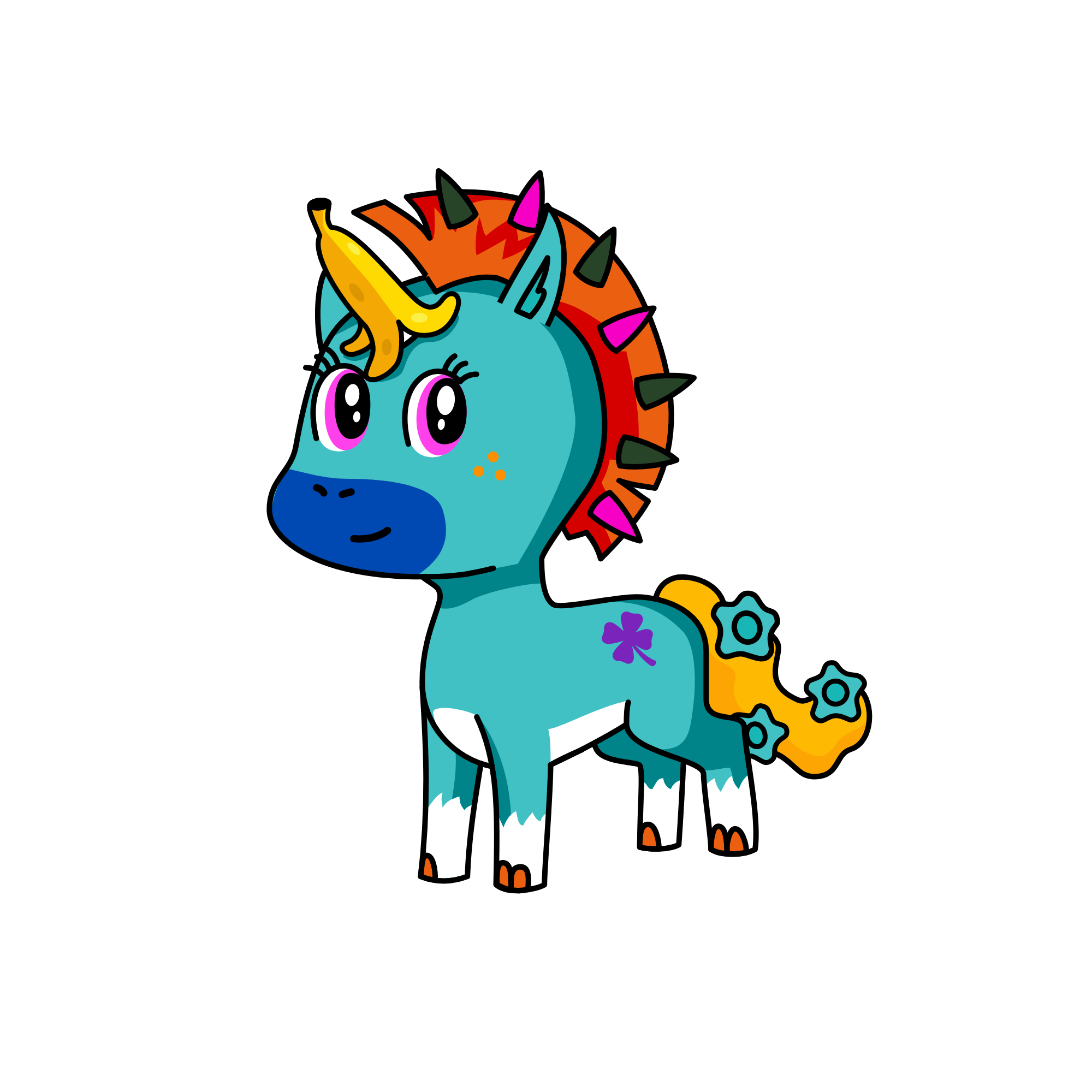 Shiver, the unicorn