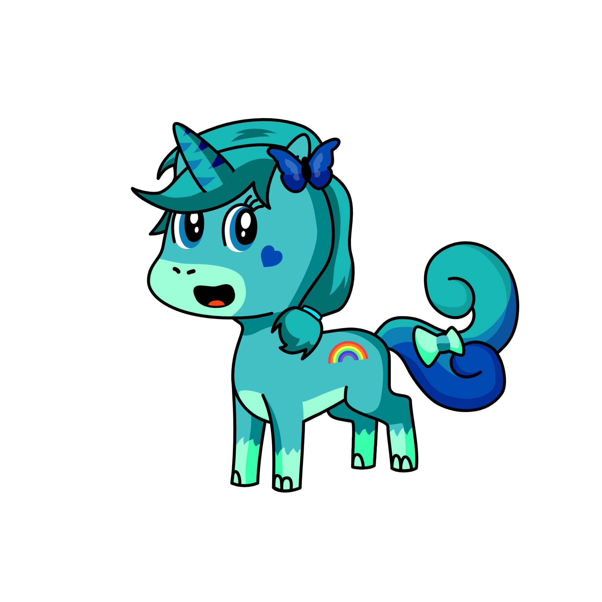 Sky, the unicorn