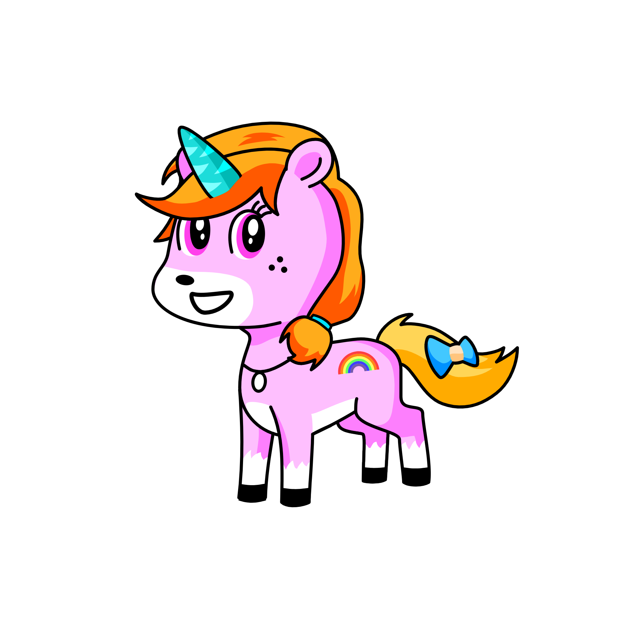 ICY THE QUEEN UNICORN, the unicorn