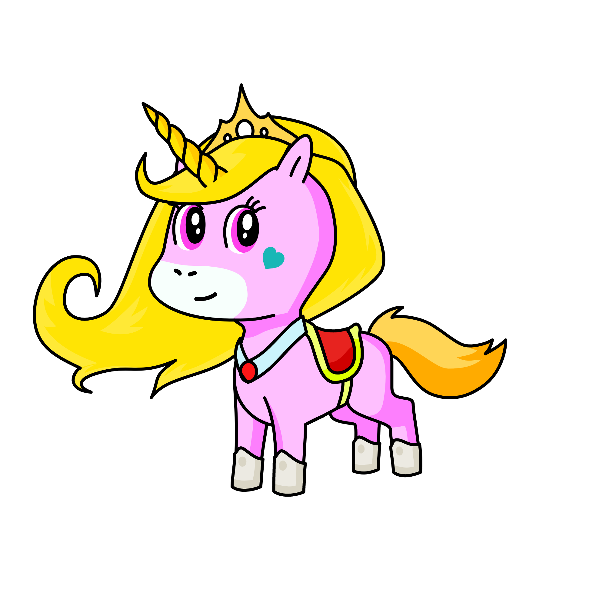 PRINCESS SUNRISER, the unicorn