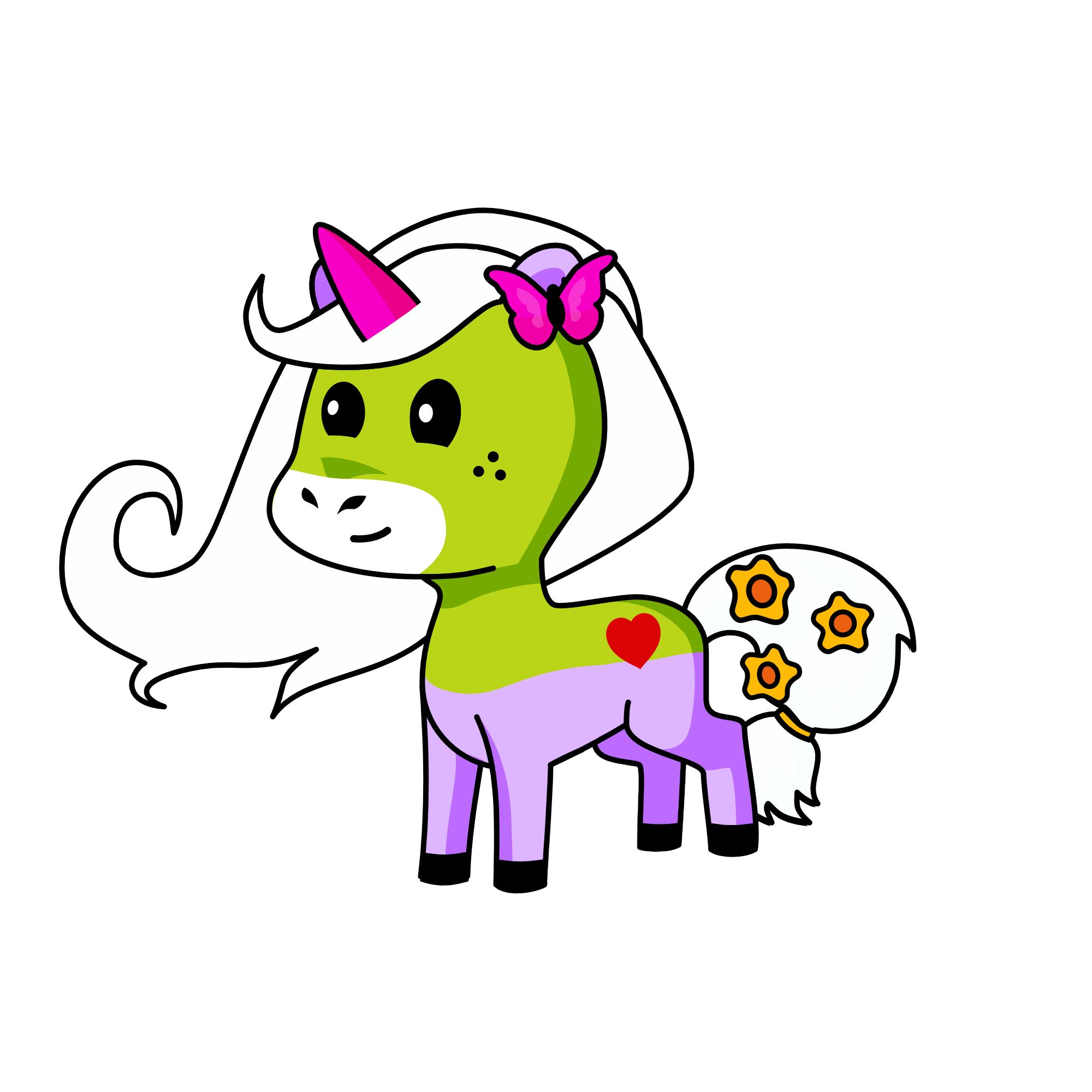 rainbow, the unicorn