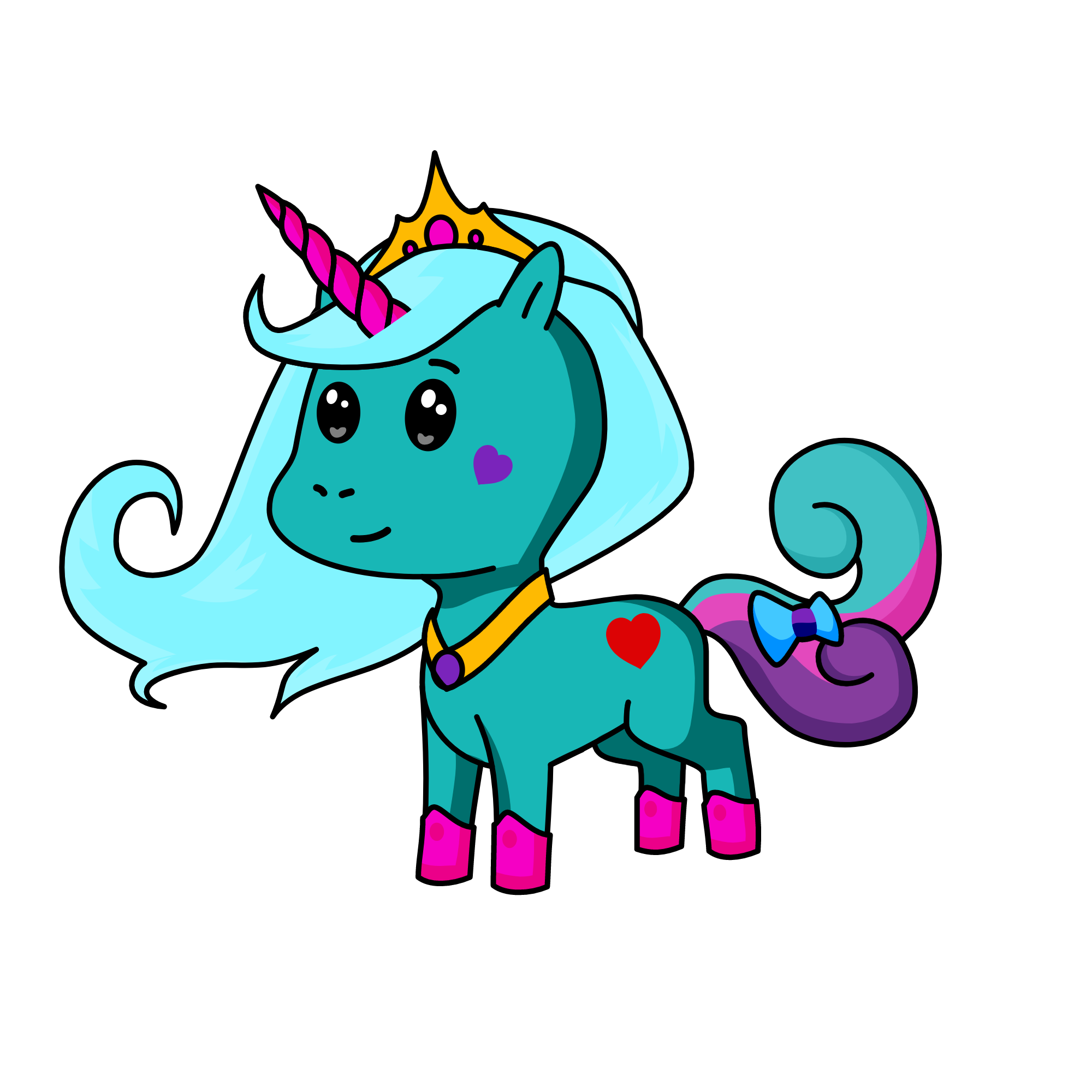 PRINCESS TWIST, the unicorn