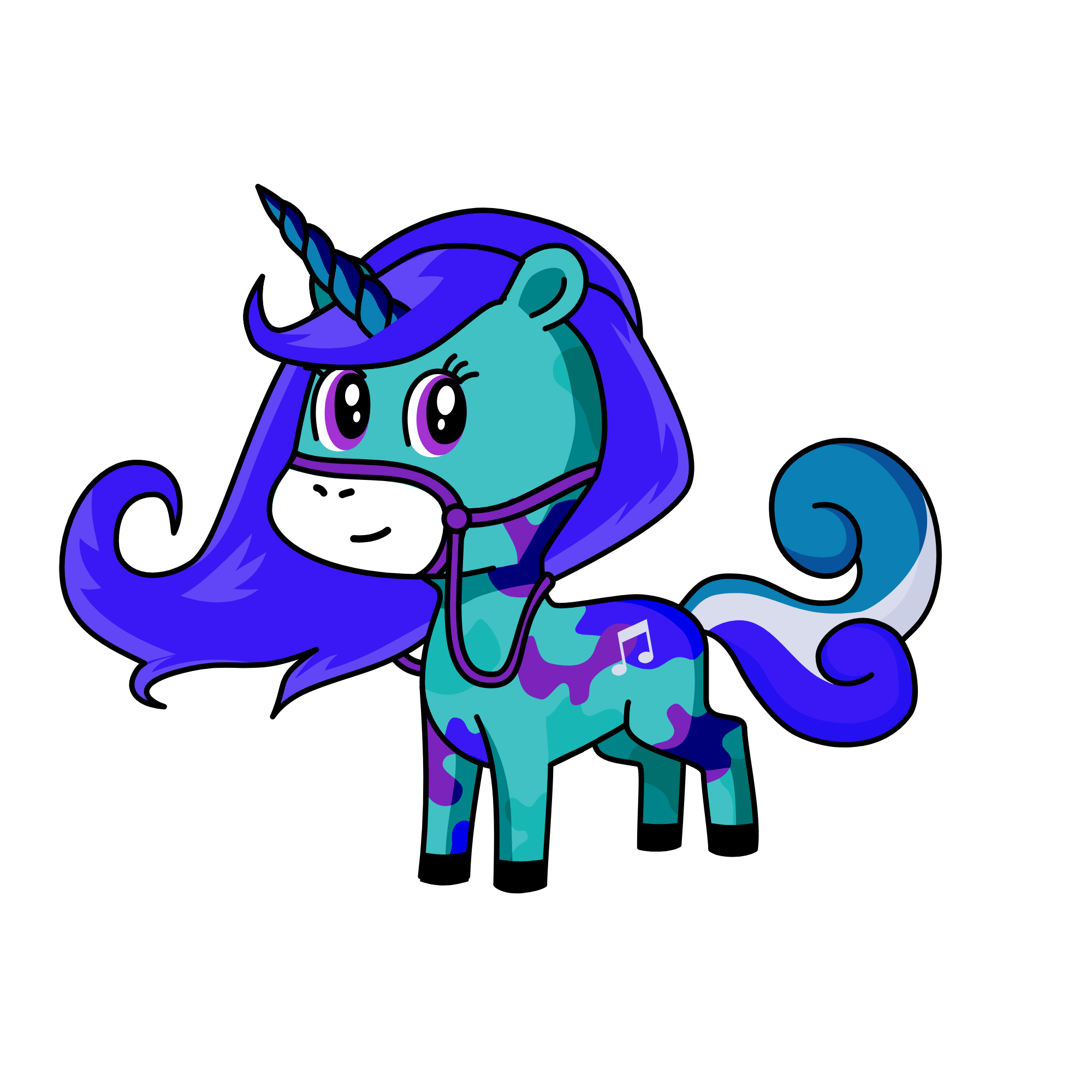 Luna, the unicorn