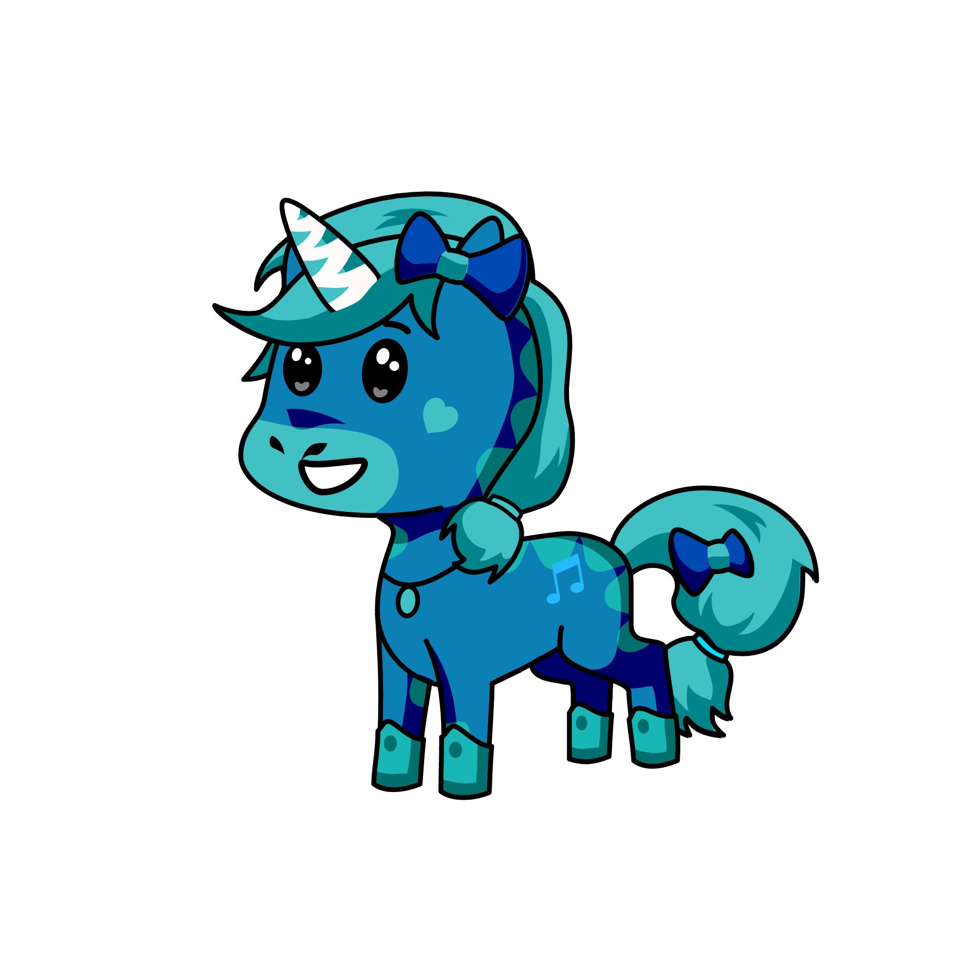 Cold Blue Star, the unicorn