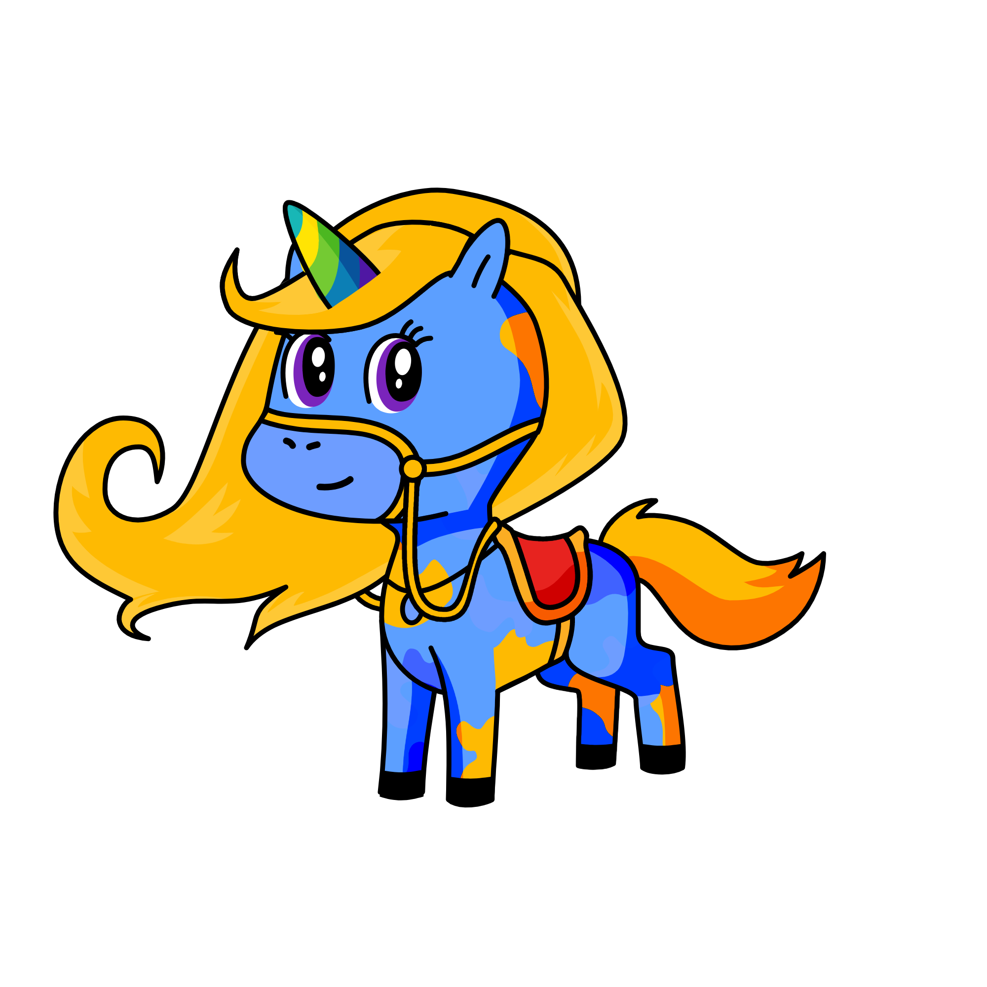 love your self and dont need eny body else, the unicorn