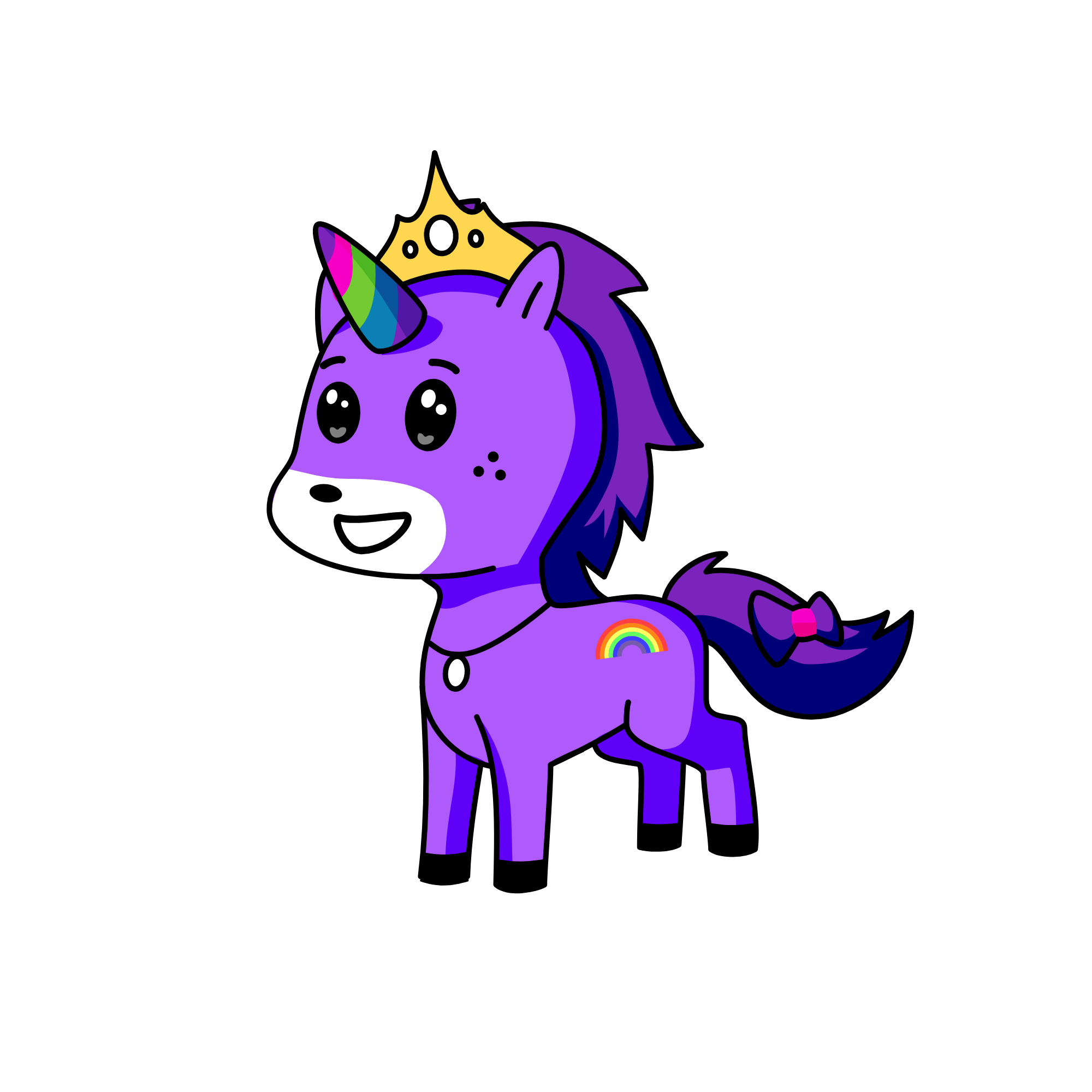 Mrs.Purple , the unicorn