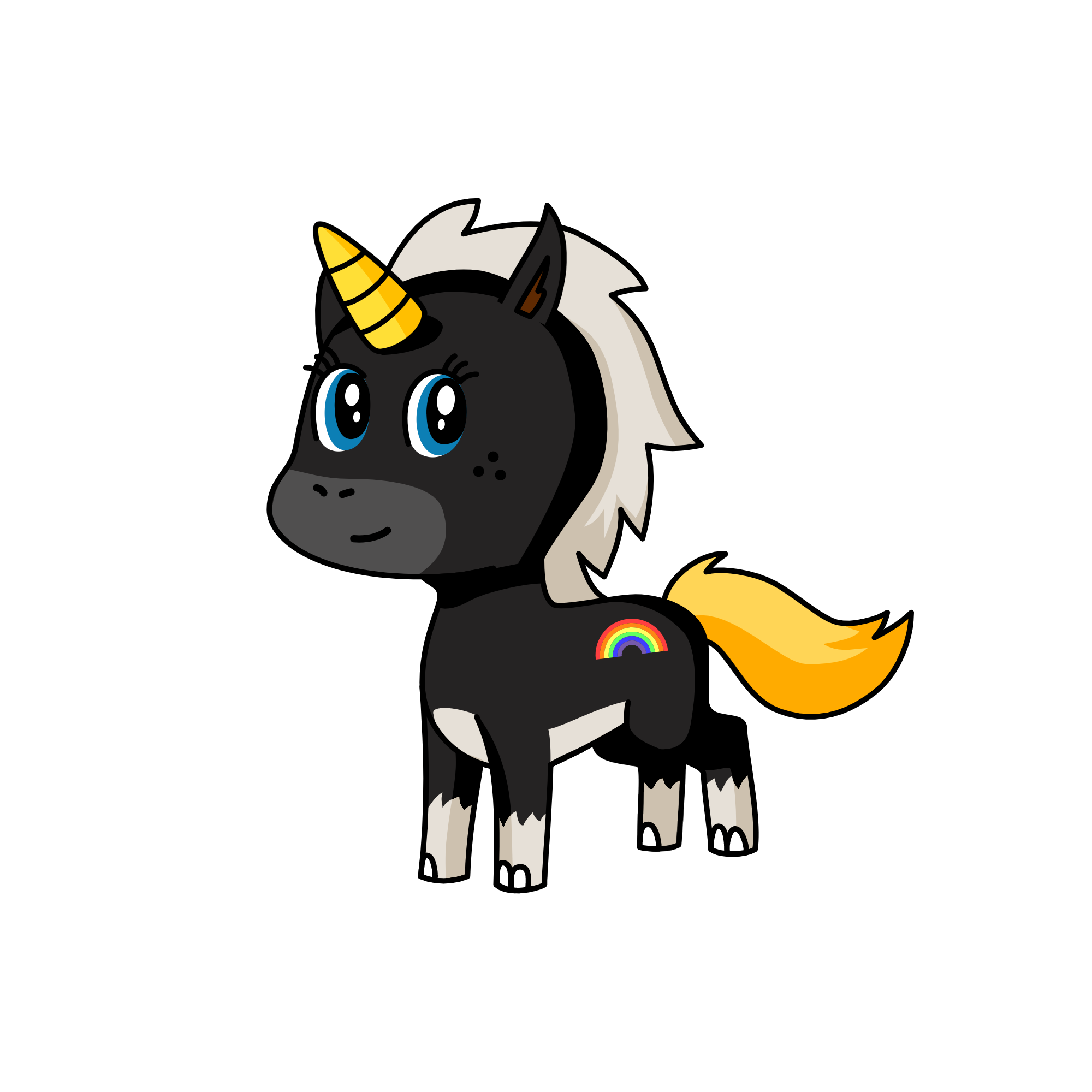 Night Unicorn, the unicorn