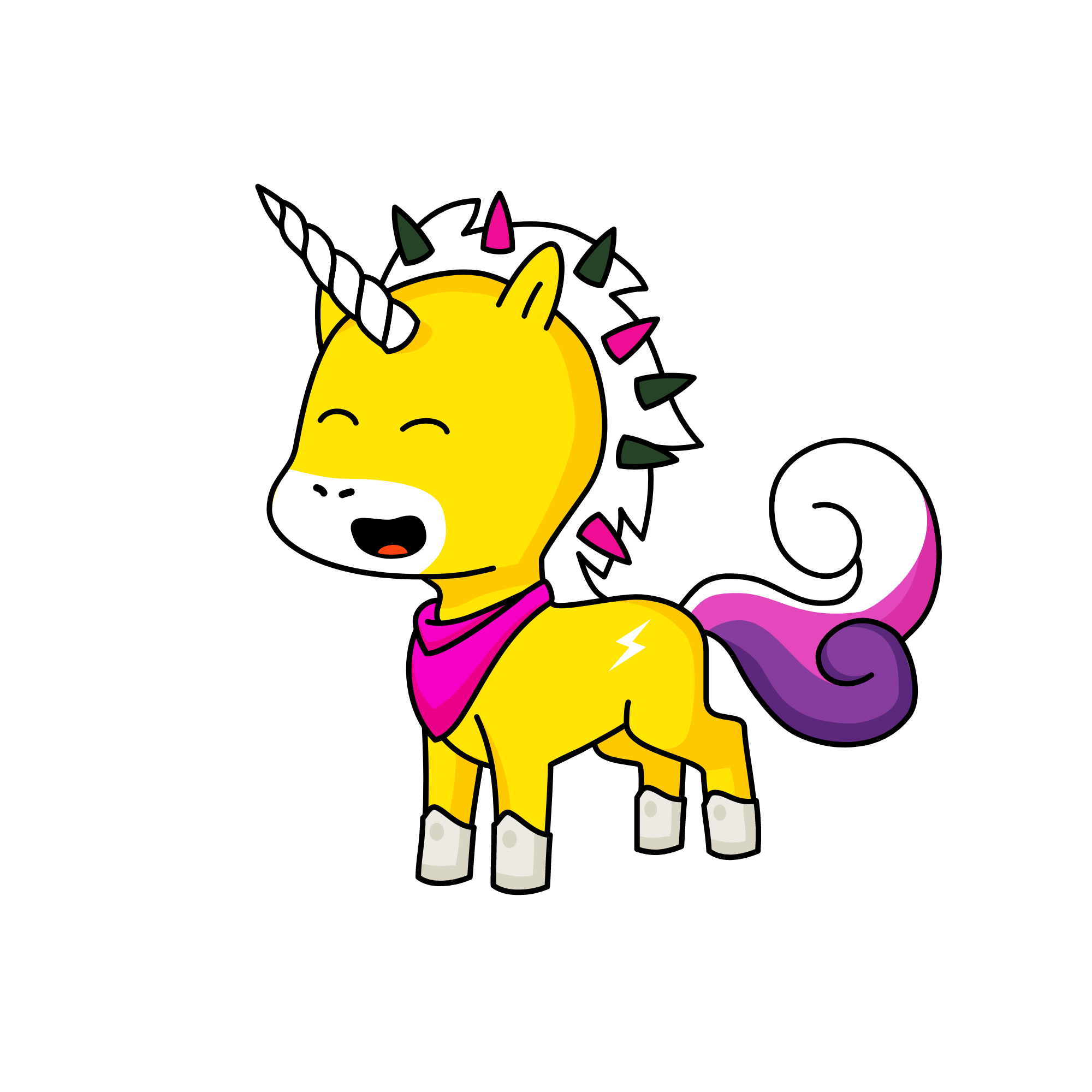 Lucky, the unicorn