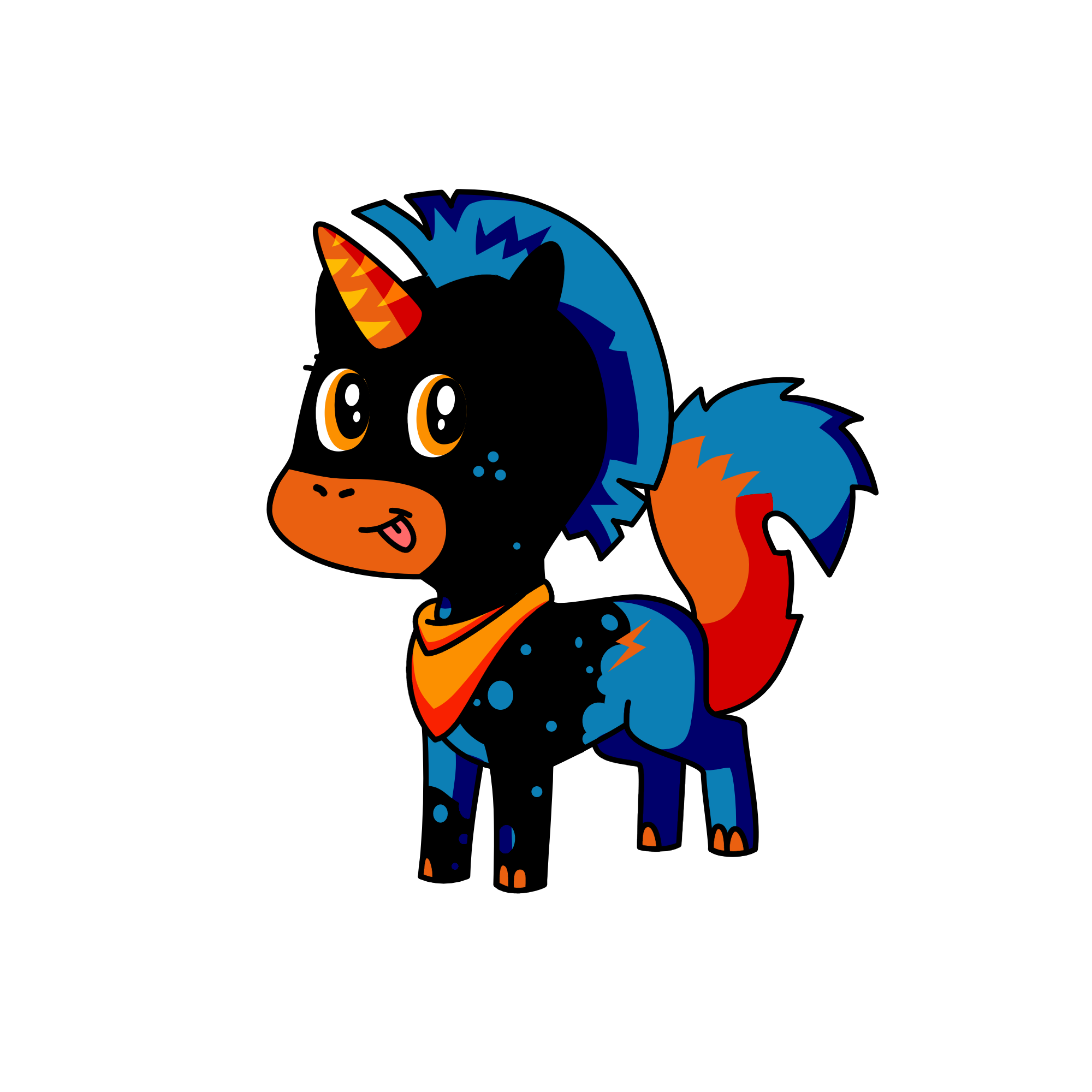 Punki, the unicorn