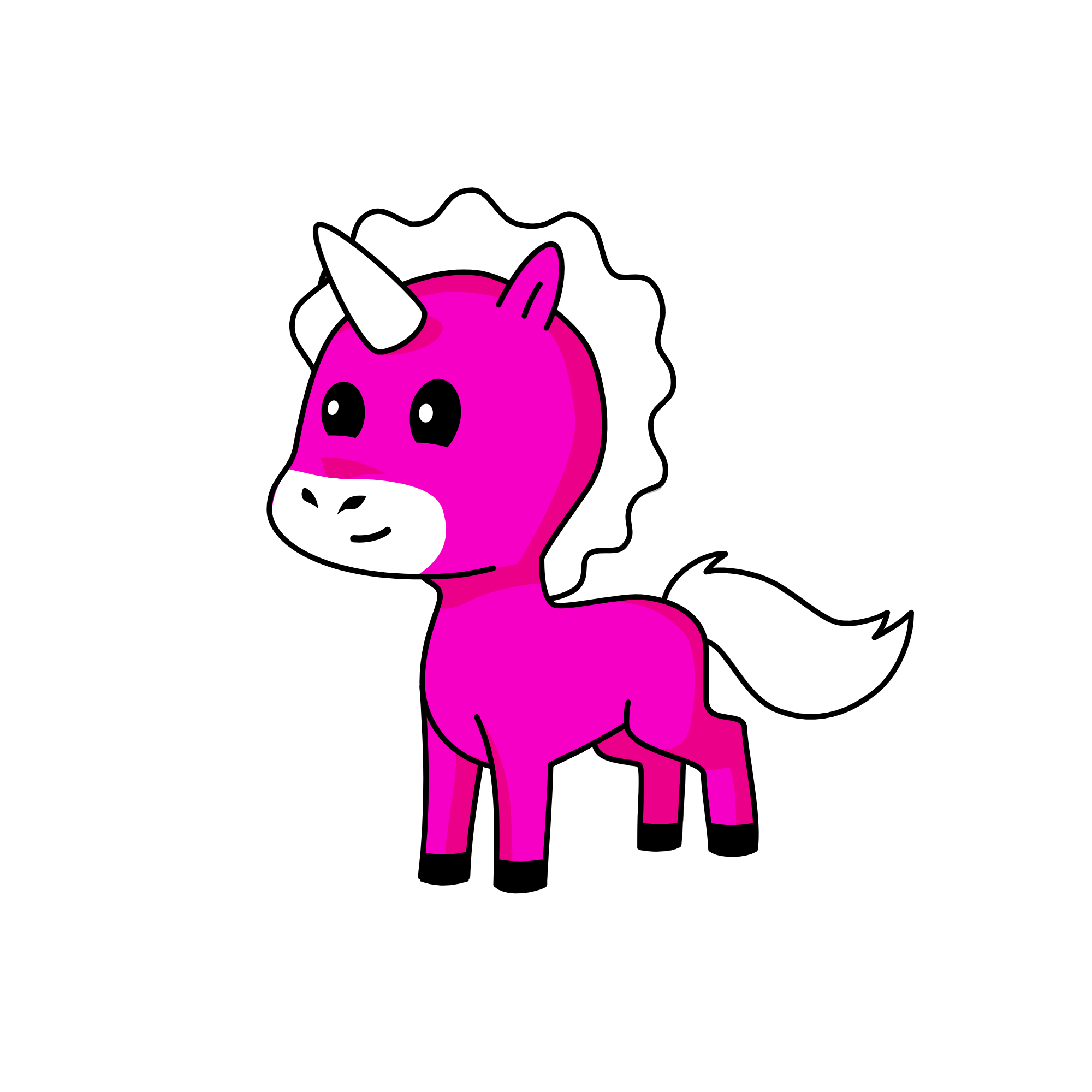 h, the unicorn