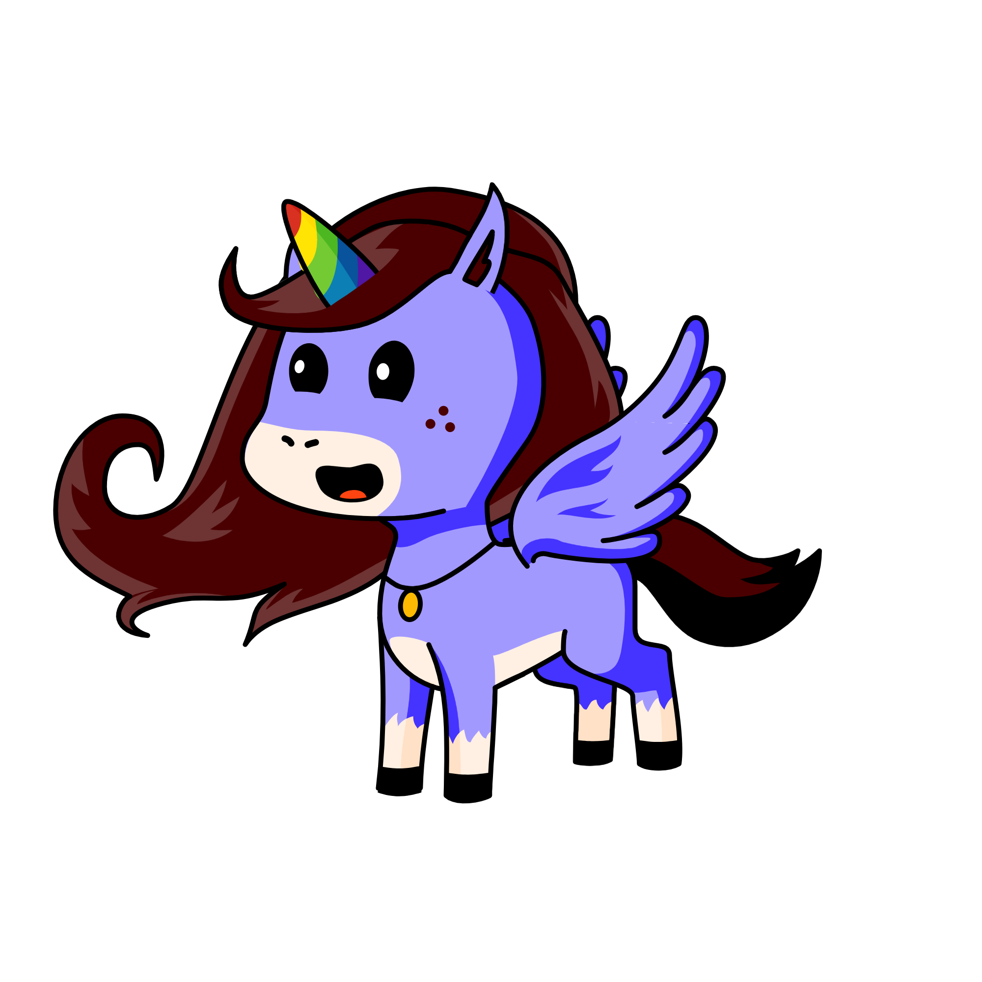 Starry, the unicorn