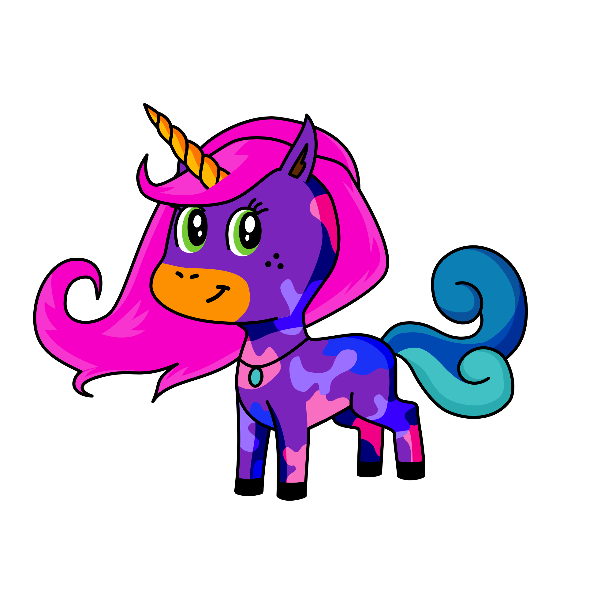 Diamond, the unicorn