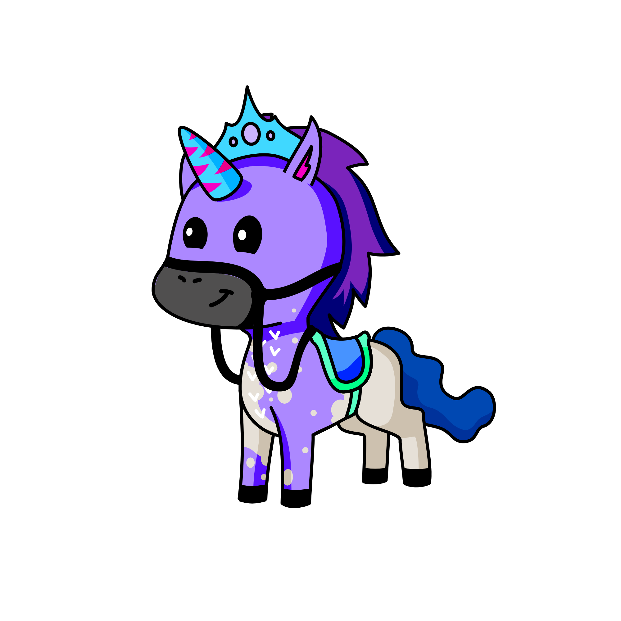 Bubble, the unicorn