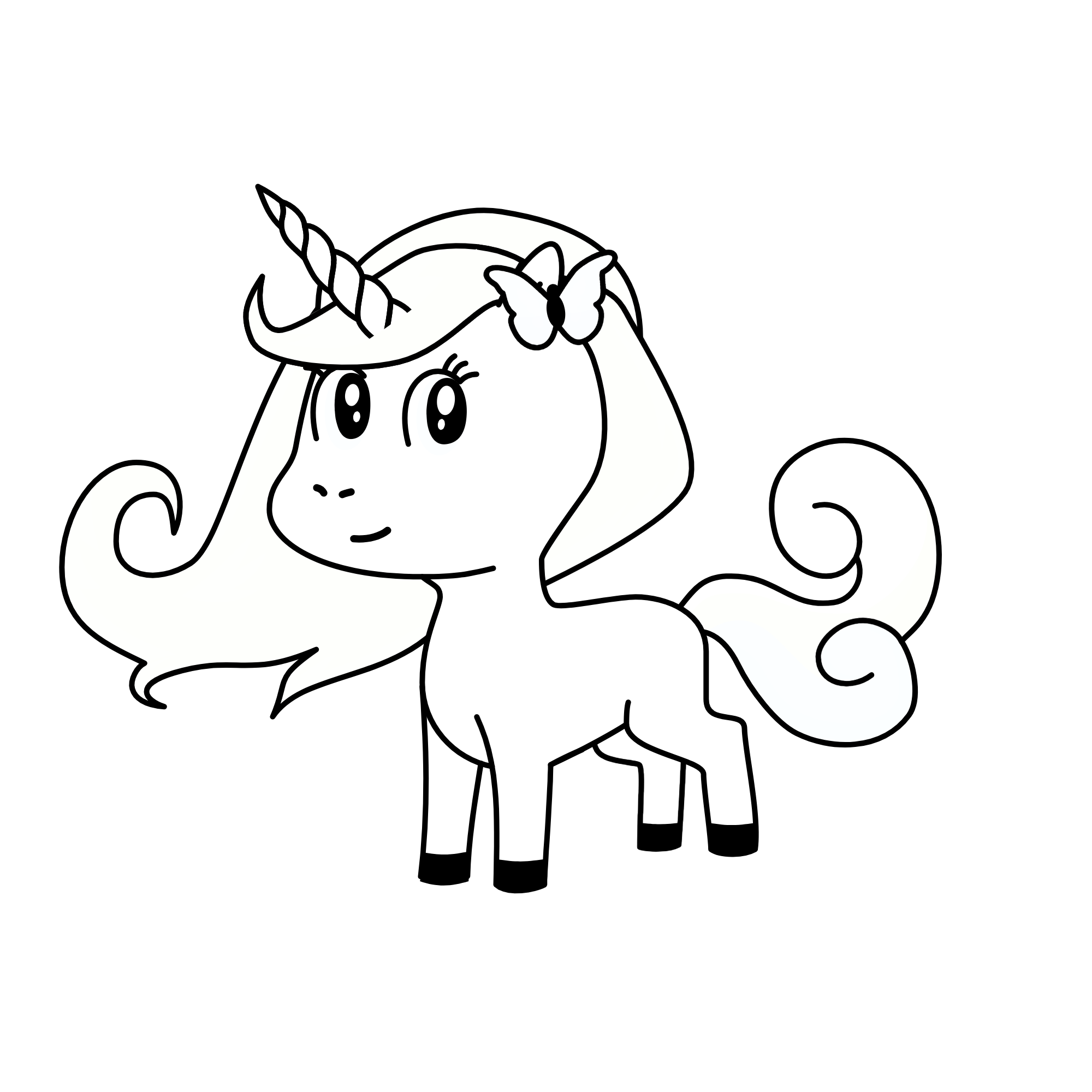 winter, the unicorn