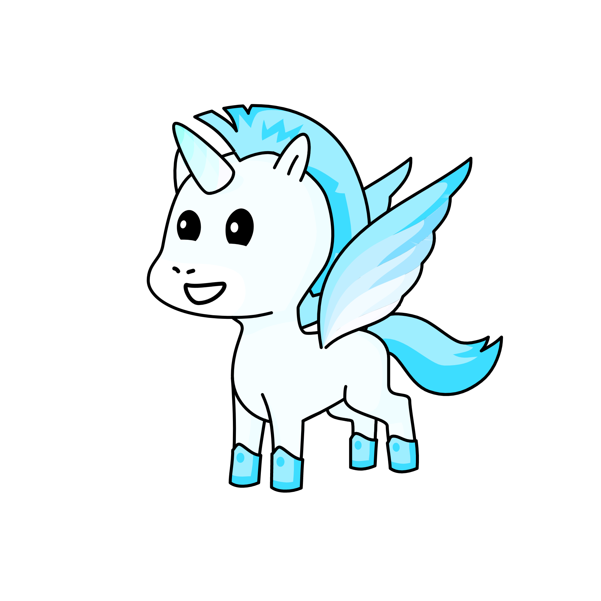 Radiance, the unicorn