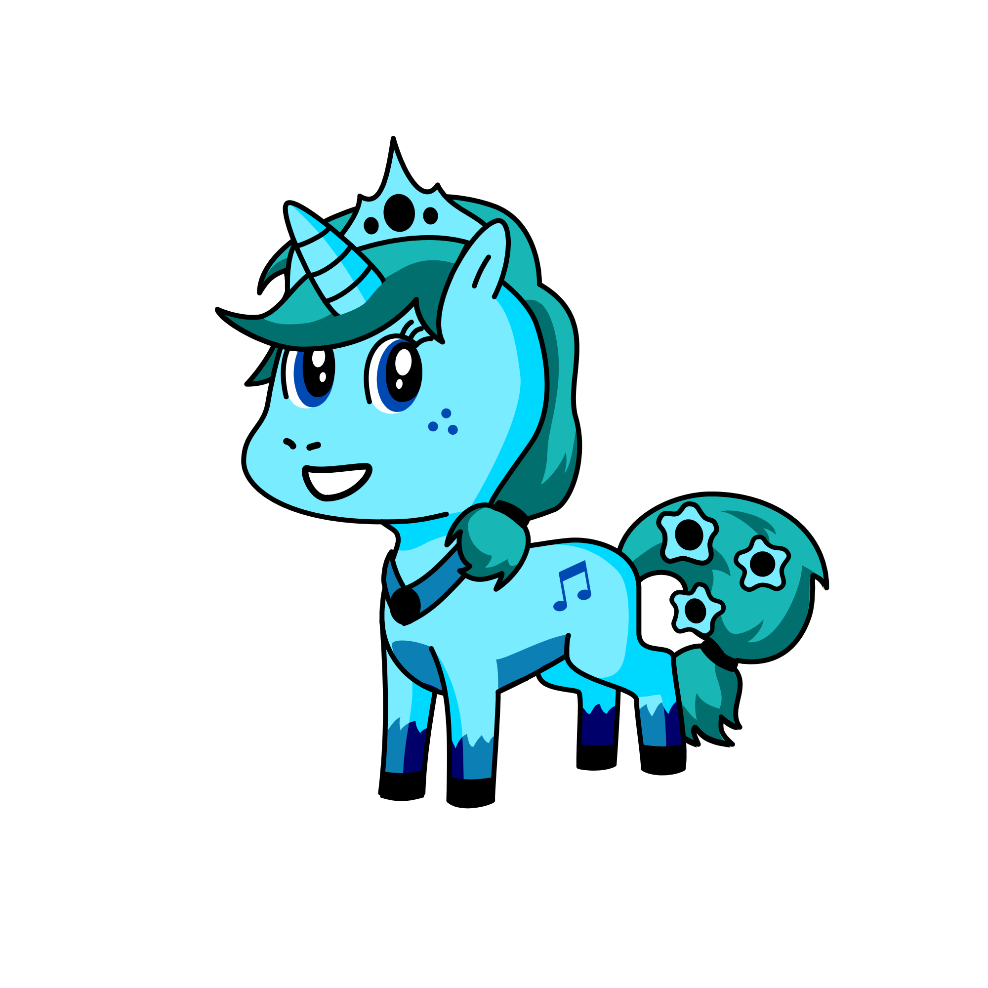 Princess Frosty, the unicorn