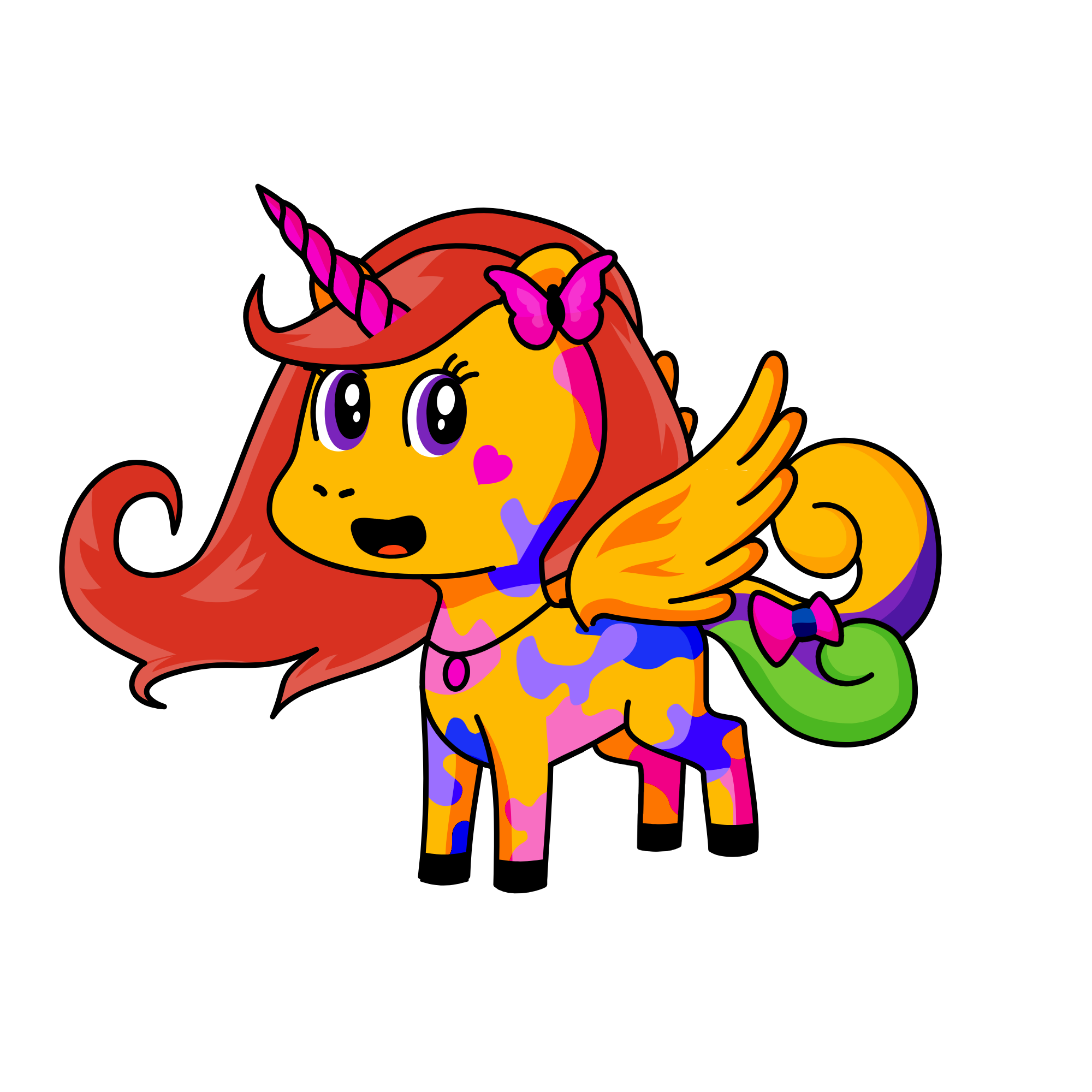 Princess Layla of Winter, the unicorn