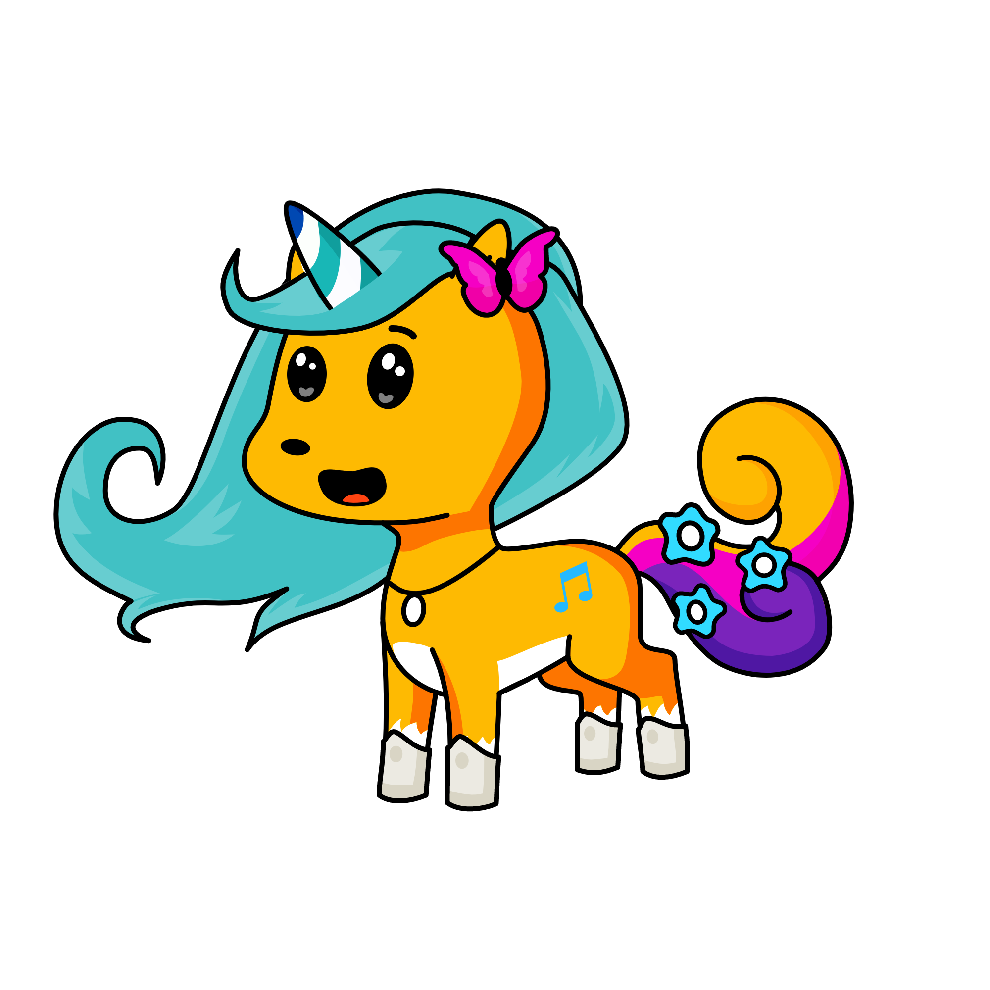 小魚, the unicorn