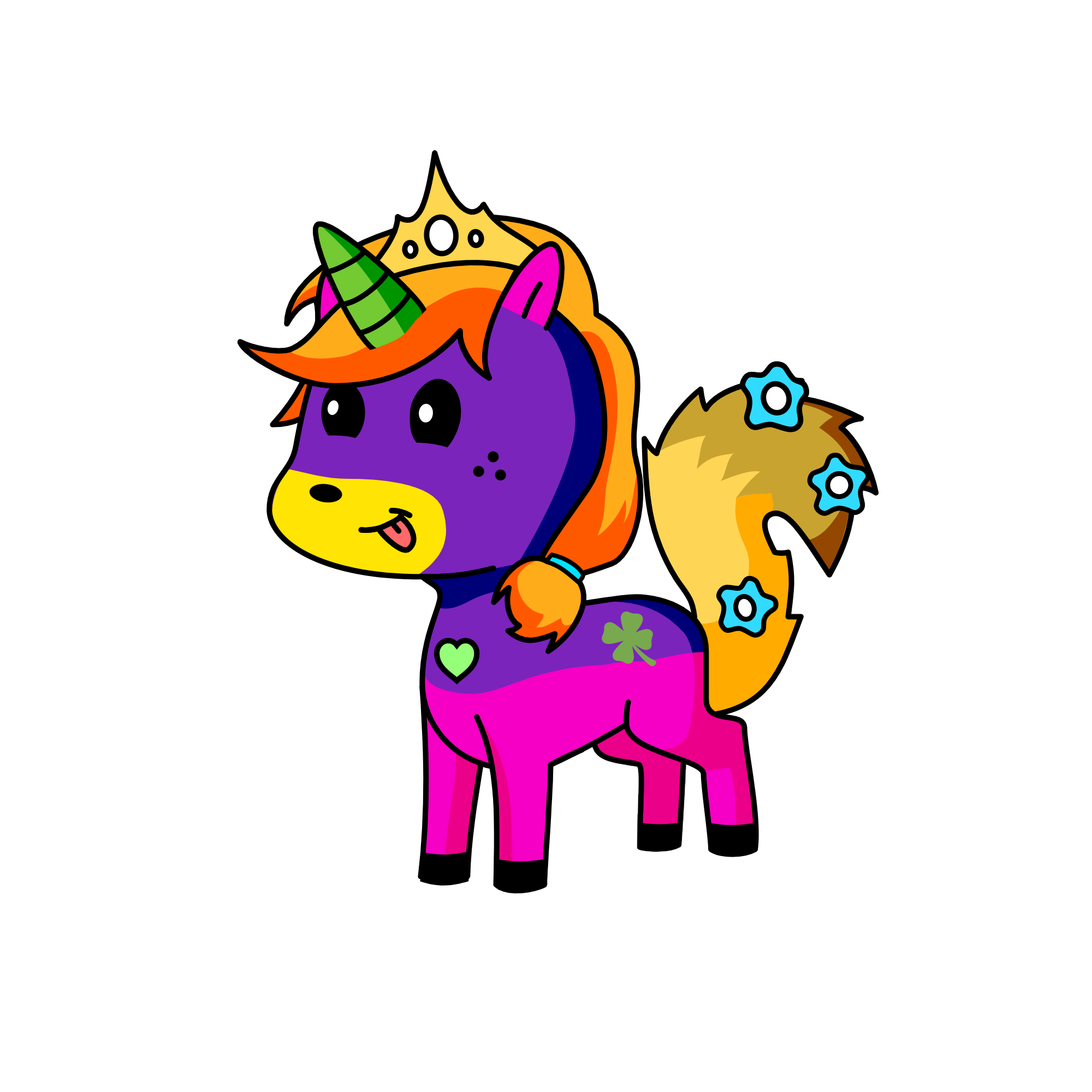 arco iris, the unicorn