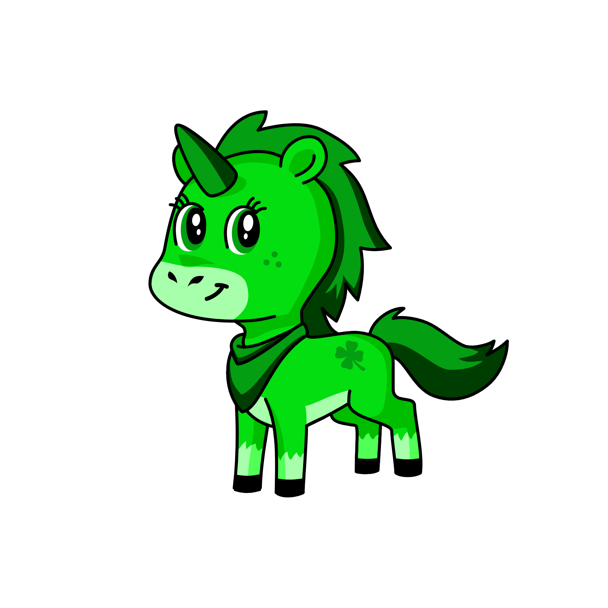 Lucky, the unicorn