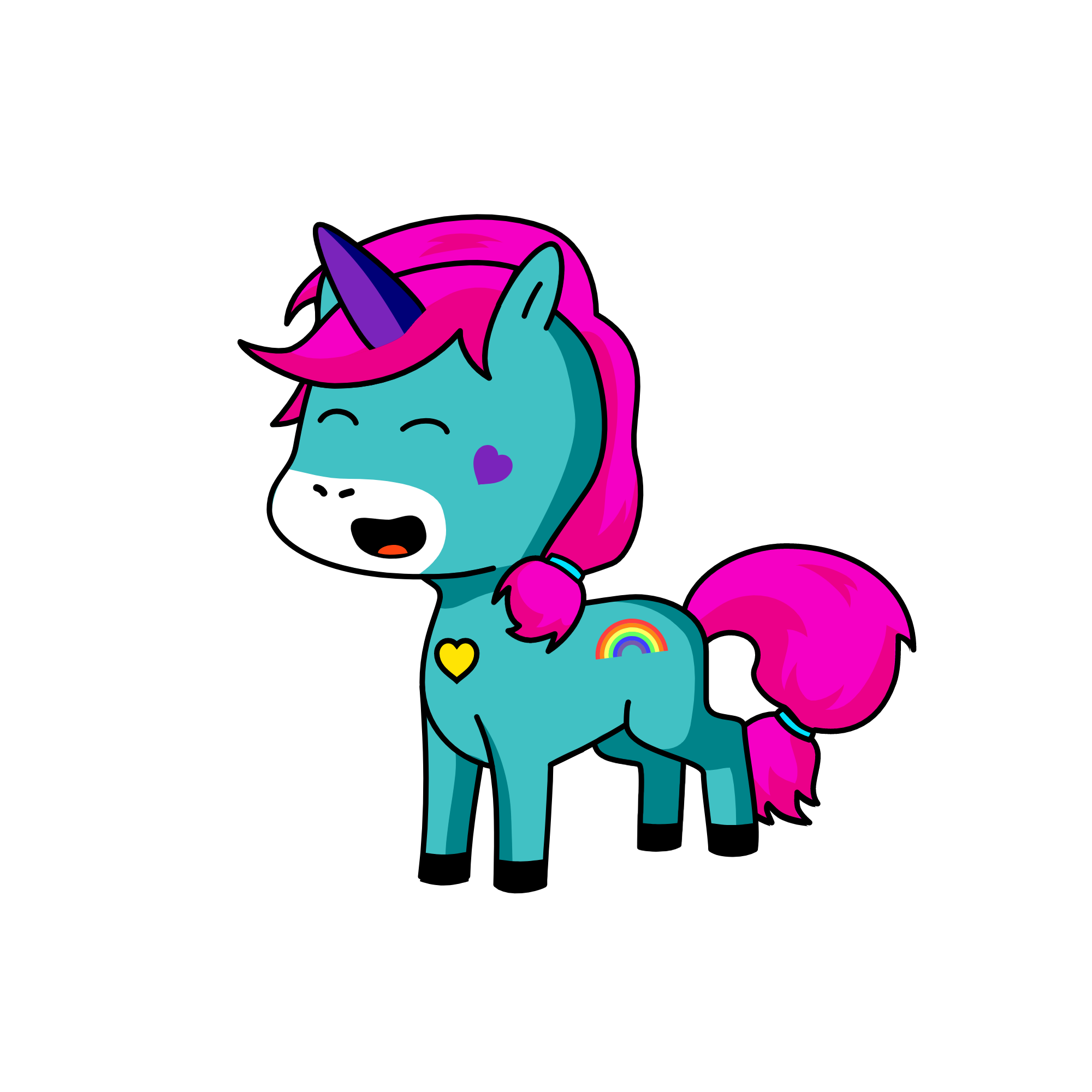 `COLORS, the unicorn