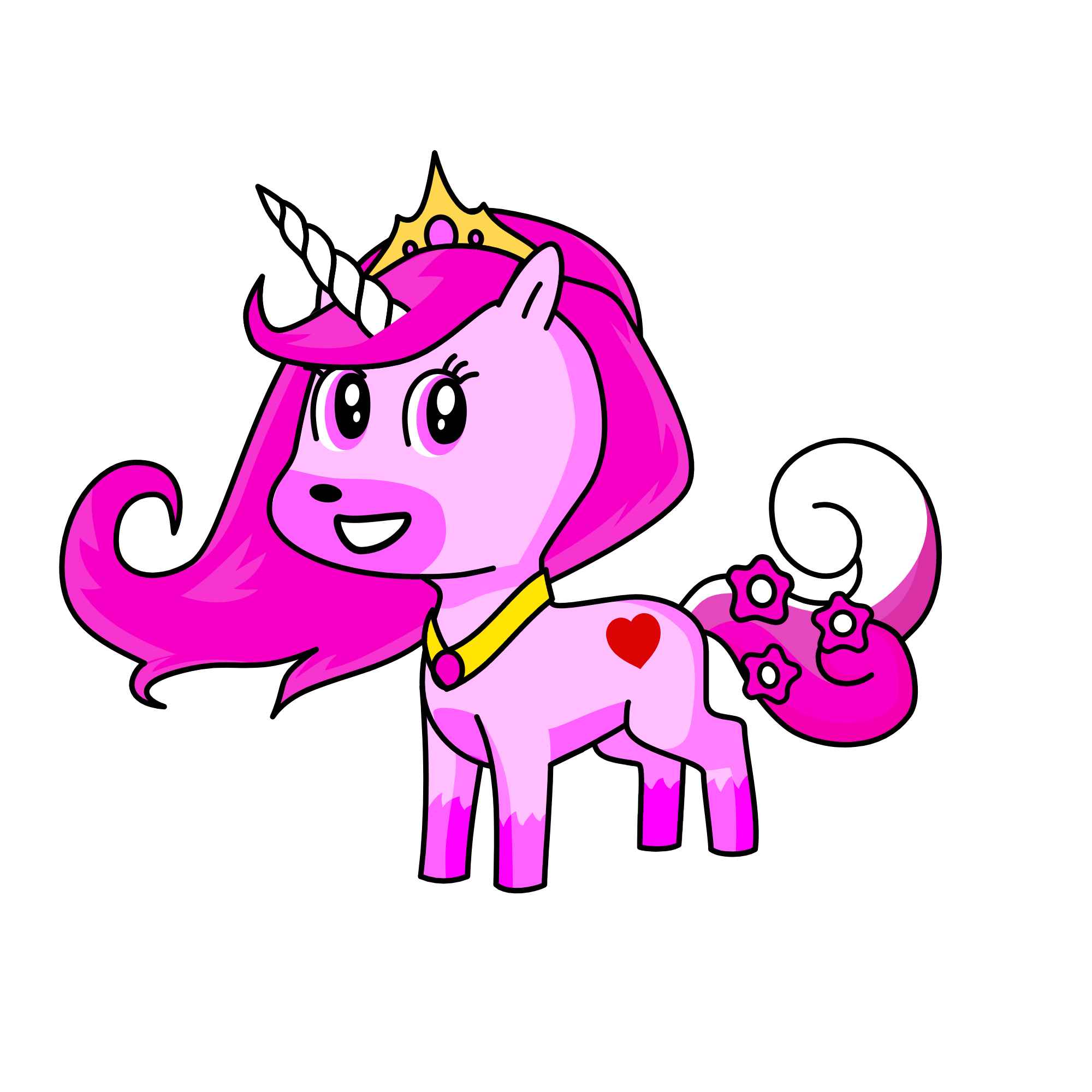 Princess Wolf, the unicorn