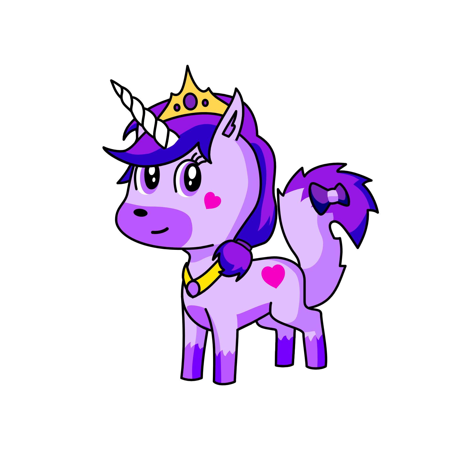 Prunia, the unicorn