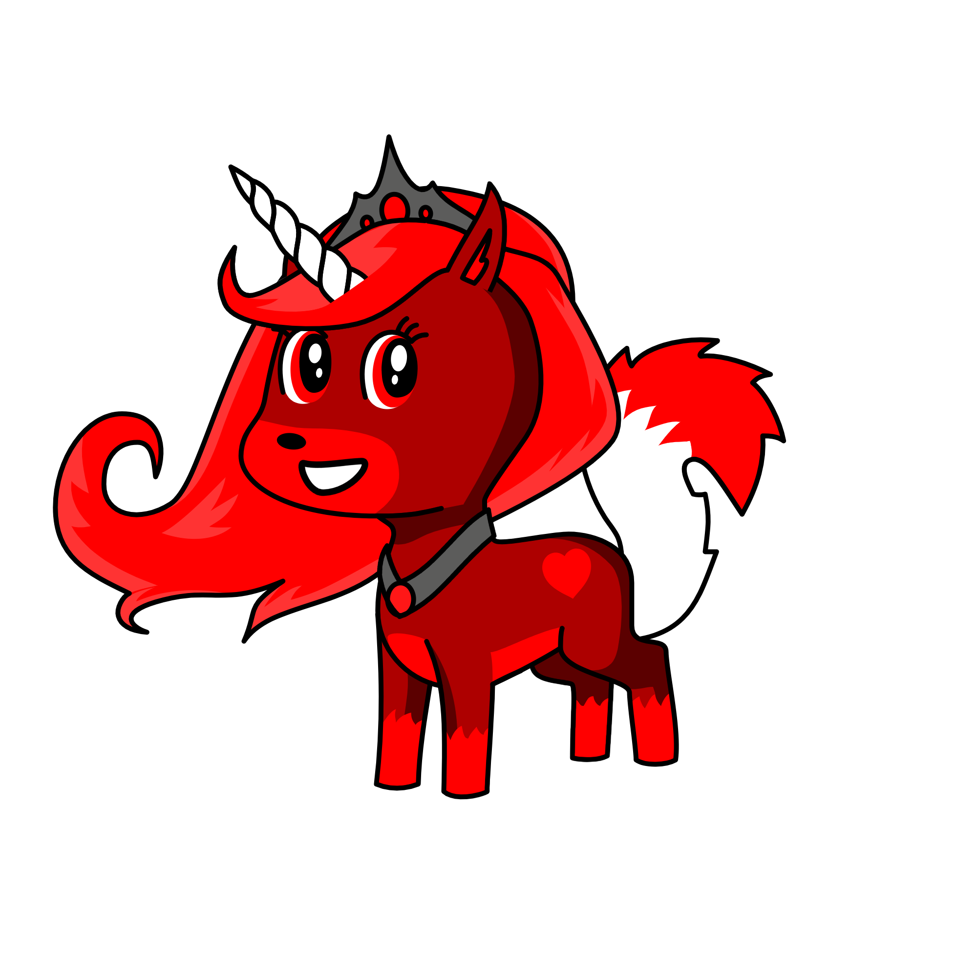 Evil Princess Wolf, the unicorn