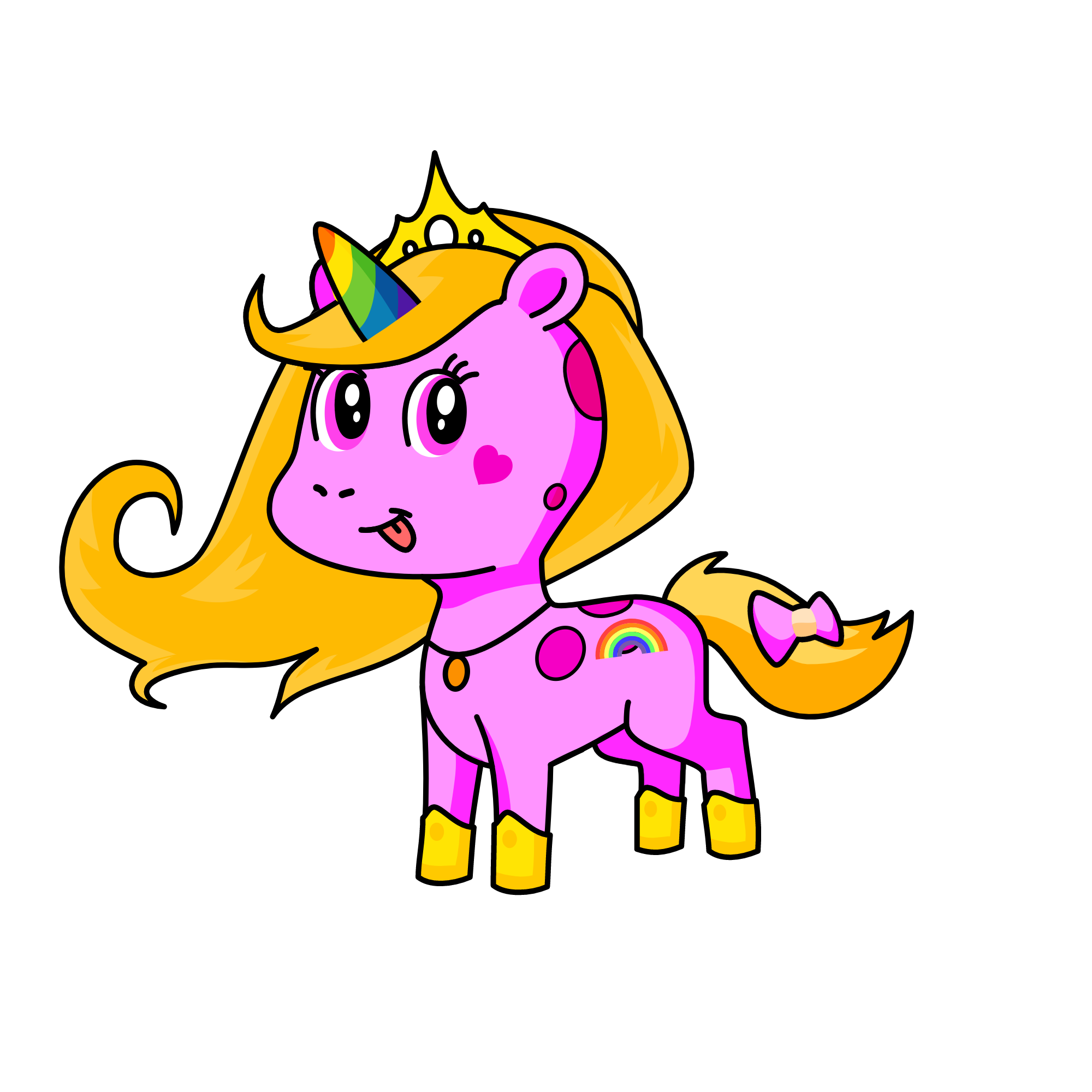 unicornio del arcoiris, the unicorn