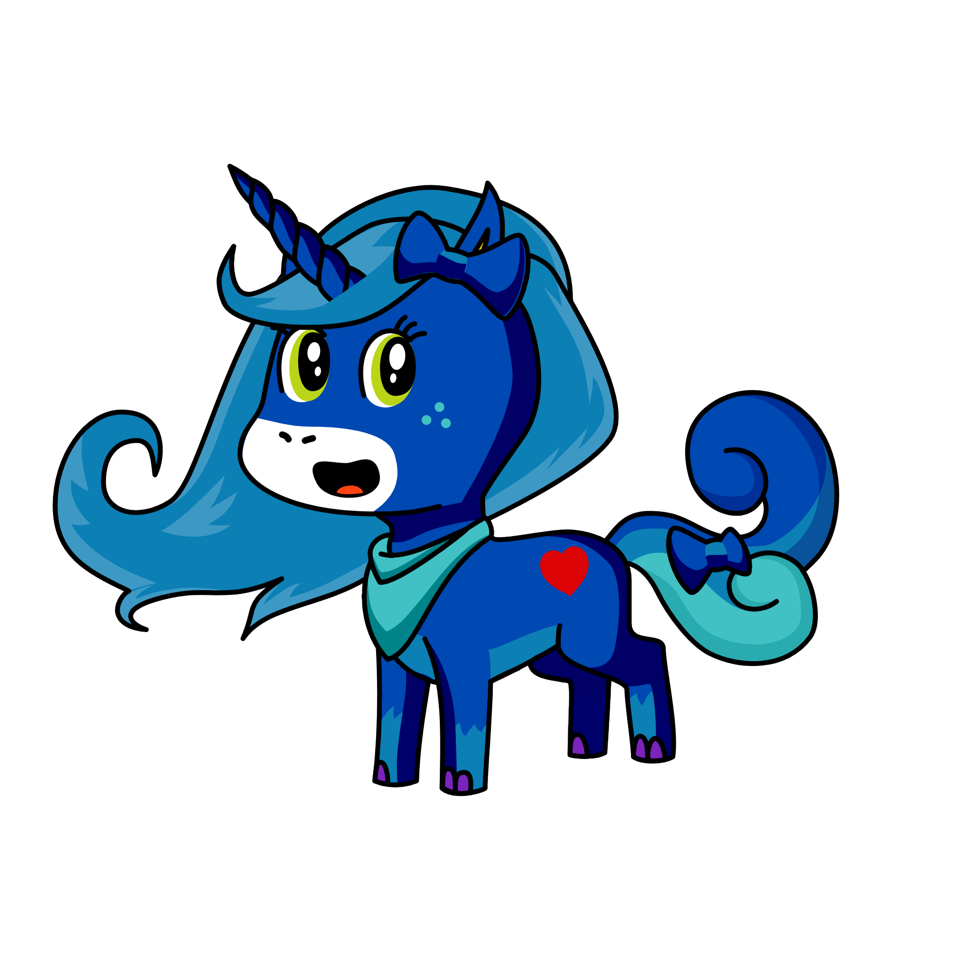 Zella, the unicorn